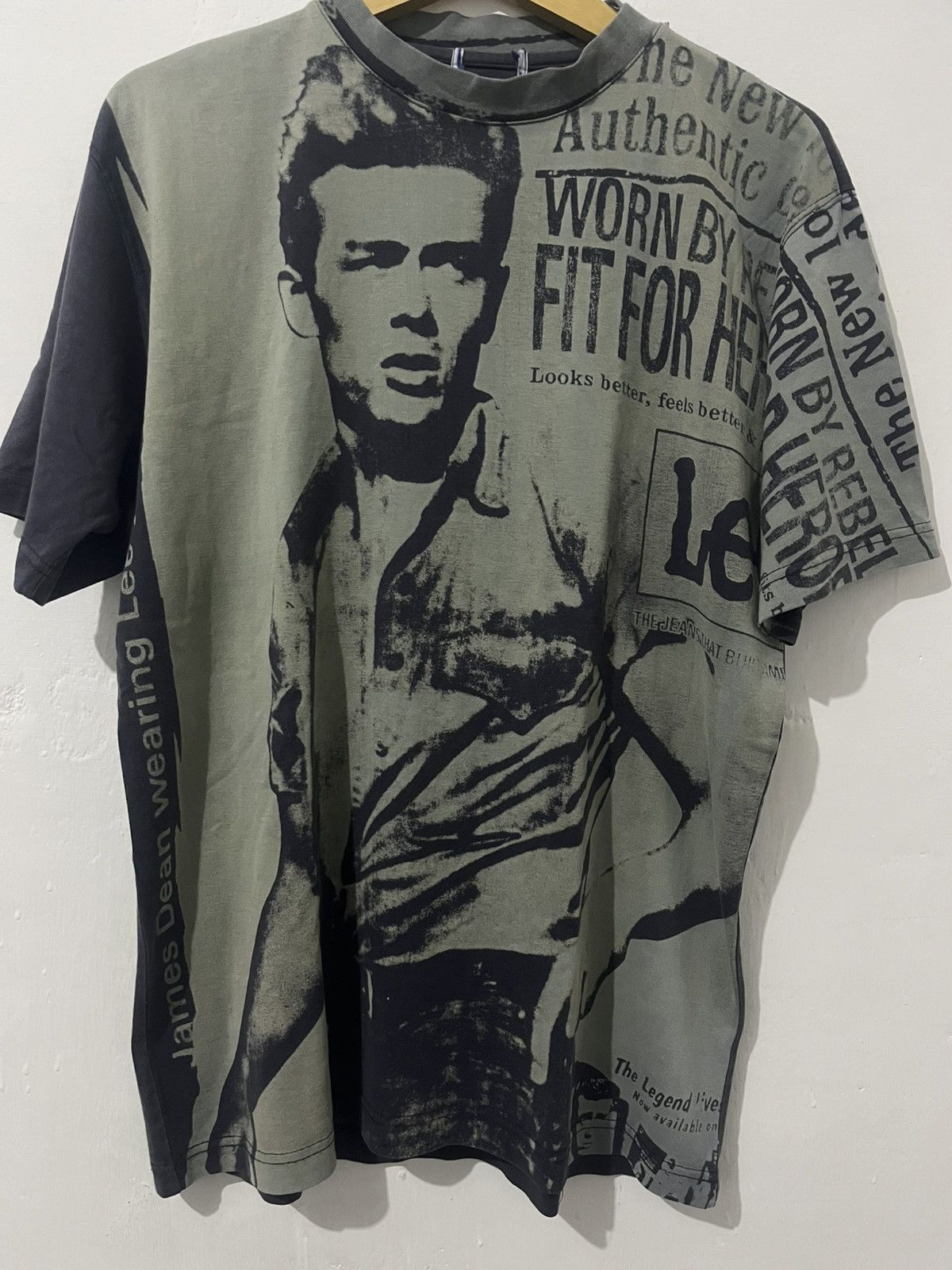 Lee × Vintage James Dean Lee Jeans Vintage 90s Shirt XL Size US XL / EU 56 / 4 - 2 Thumbnail