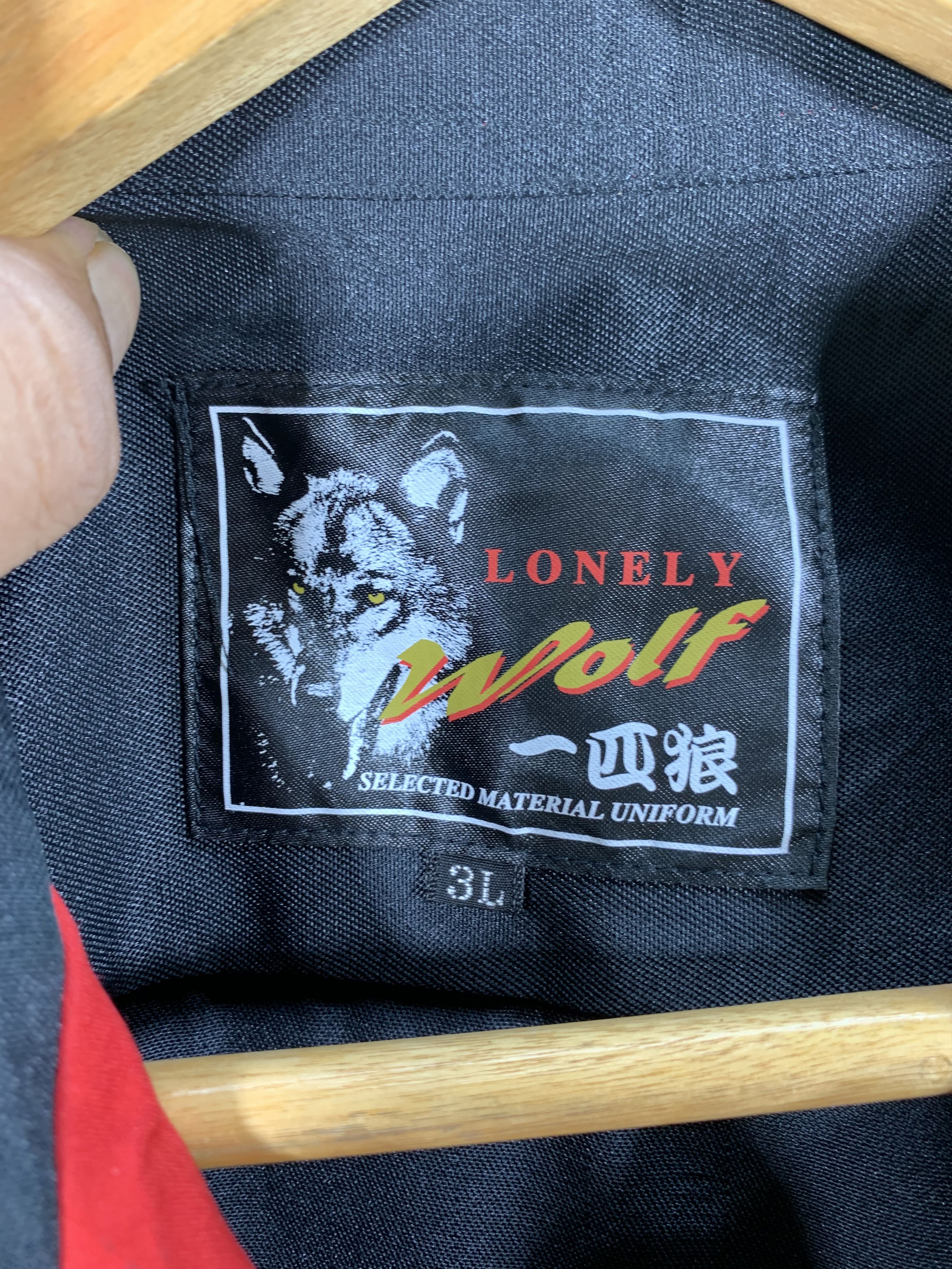 Japanese Brand Lonely Wolf shirt button up Long Sleeve Size US L / EU 52-54 / 3 - 4 Thumbnail
