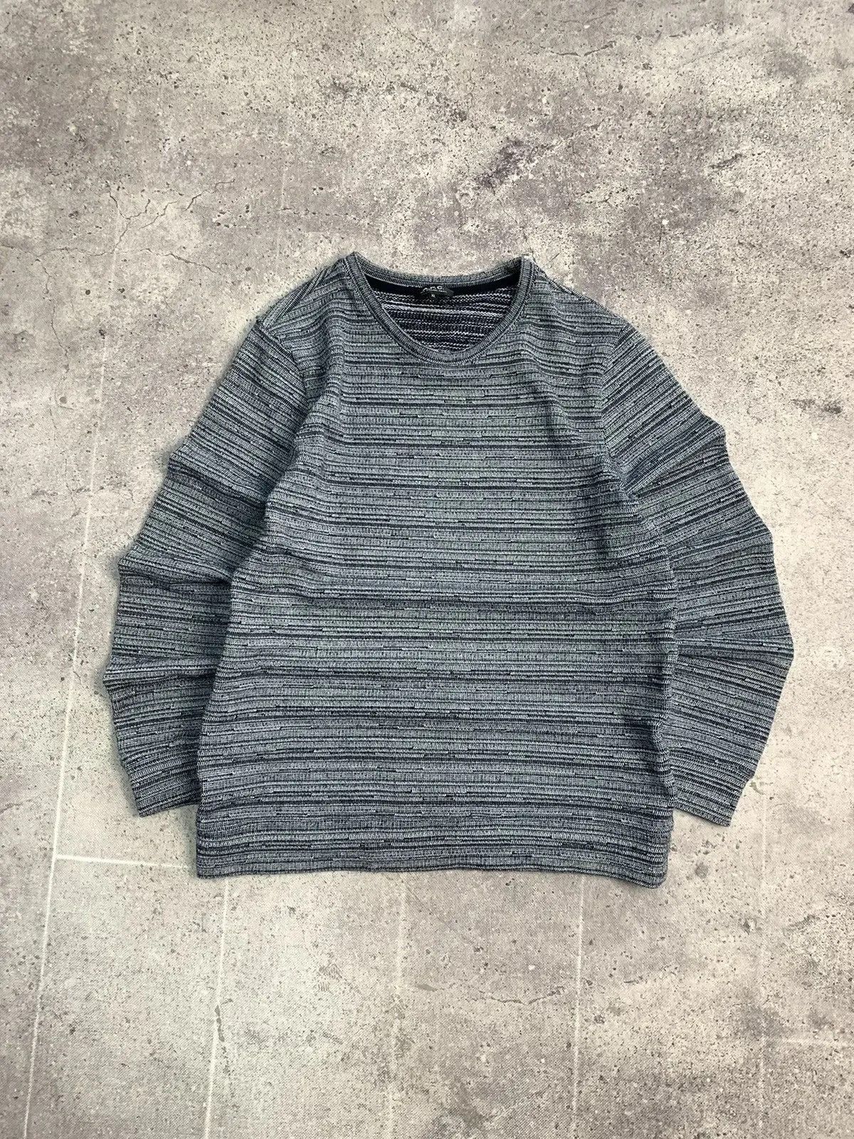 Japanese Brand × Vintage Vintage Y2K A.P.C gothic Distressed Faded Effect sweater Size US XL / EU 56 / 4 - 15 Thumbnail
