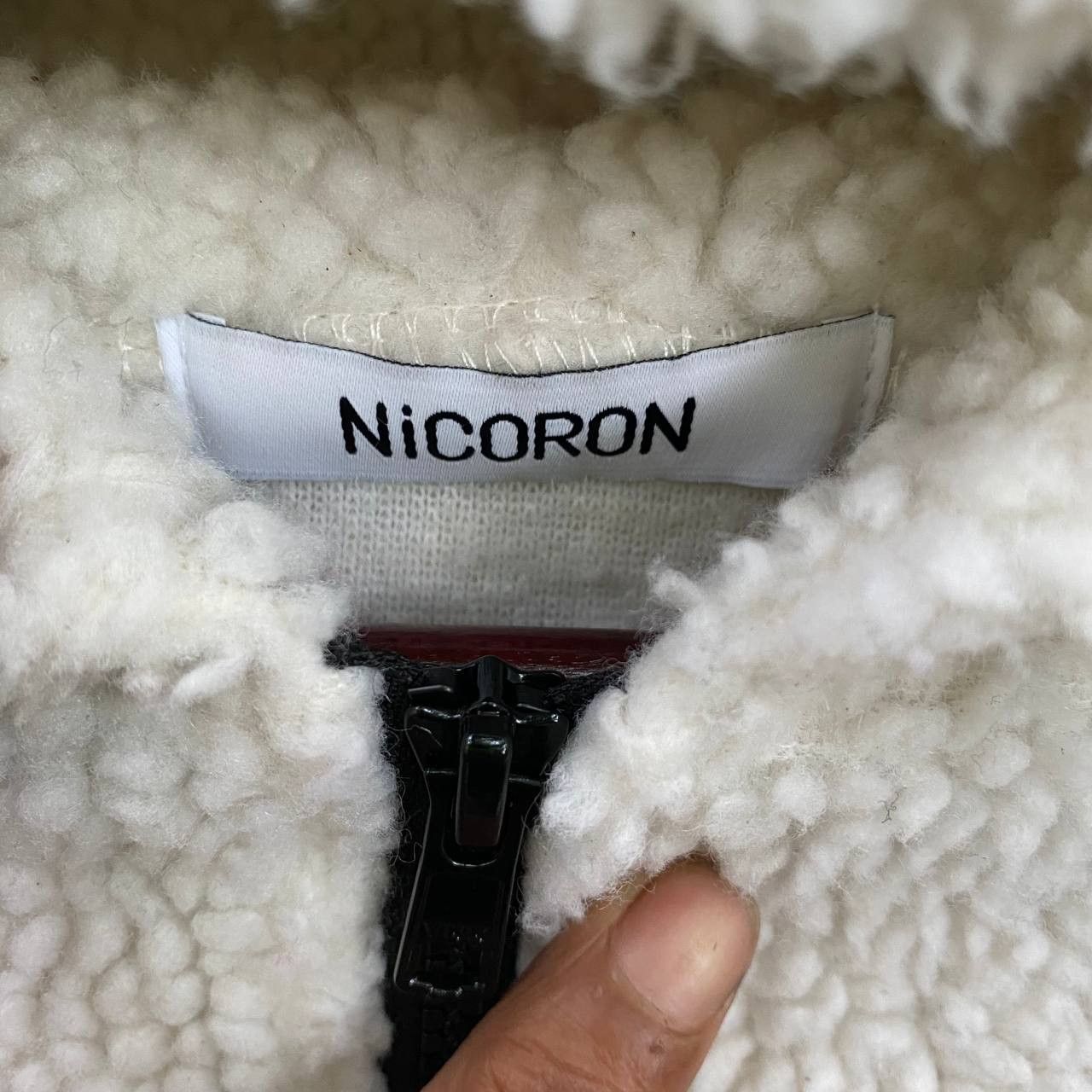 Japanese Brand × Vintage Vintage Japan Sumthin' Sherpa Baggy Half Zipper Hoodie Size US M / EU 48-50 / 2 - 2 Thumbnail