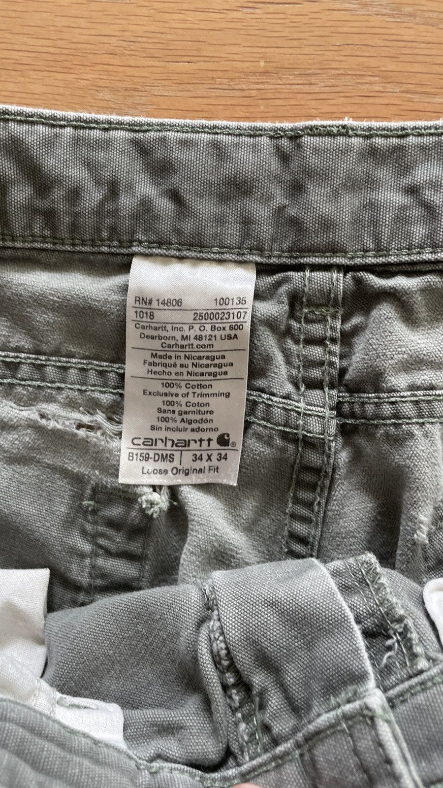 Carhartt Carhartt carpenter 34-34 Size US 34 / EU 50 - 3 Thumbnail