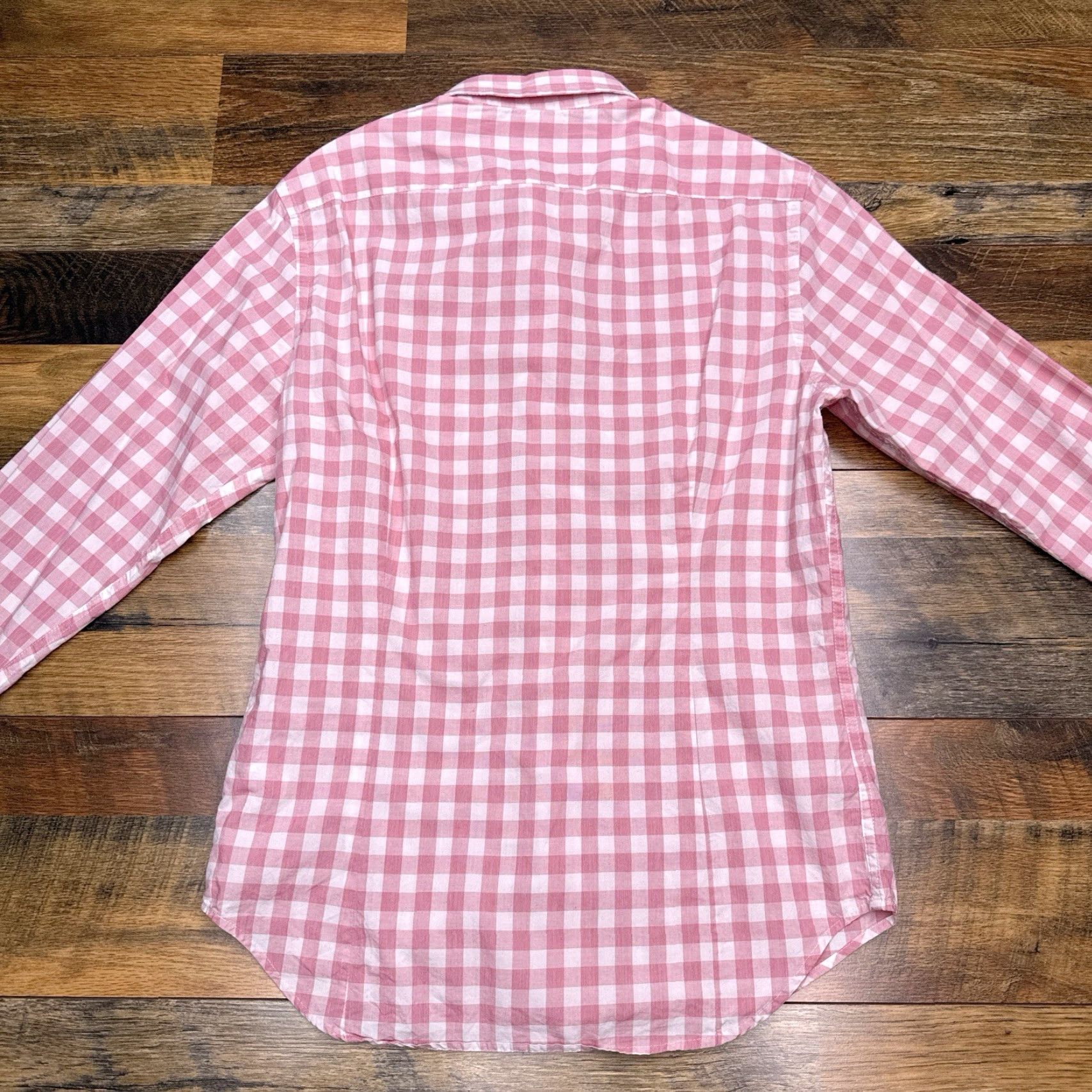 Banana Republic Banana Republic Shirt Mens Small Check Button Up Slim Fit Size US S / EU 44-46 / 1 - 3 Thumbnail