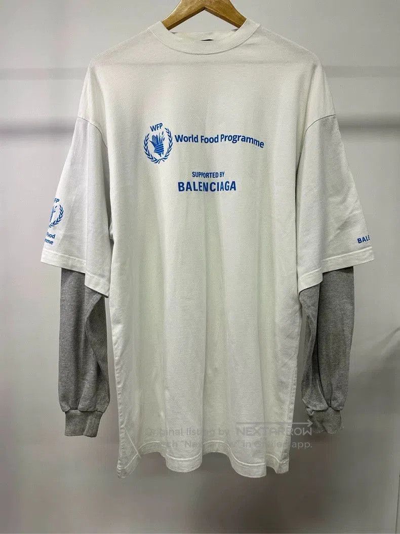 Balenciaga Balenciaga World Food Programme Layered Sweatshirt. Size US S / EU 44-46 / 1 - 1 Thumbnail
