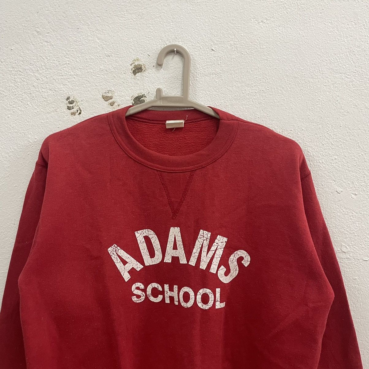 Vintage 🔥Vintage Adams School Big Spellout Sweatshirts Size US M / EU 48-50 / 2 - 3 Thumbnail