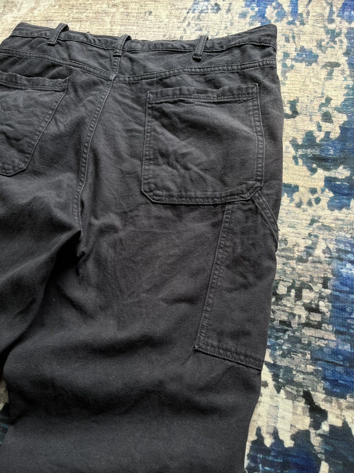 Uniqlo RARE Uniqlo Double Knee Canvas Baggy Pants Size US 33 - 9 Thumbnail