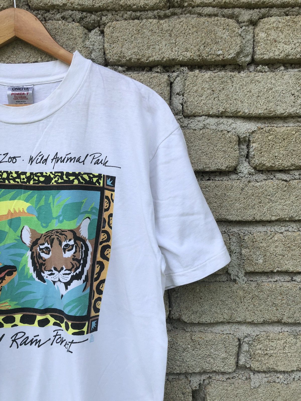 The Mountain Vintage 80s 90s San Diego Zoo Wild Animal Park Art Tshirt Size US L / EU 52-54 / 3 - 6 Thumbnail