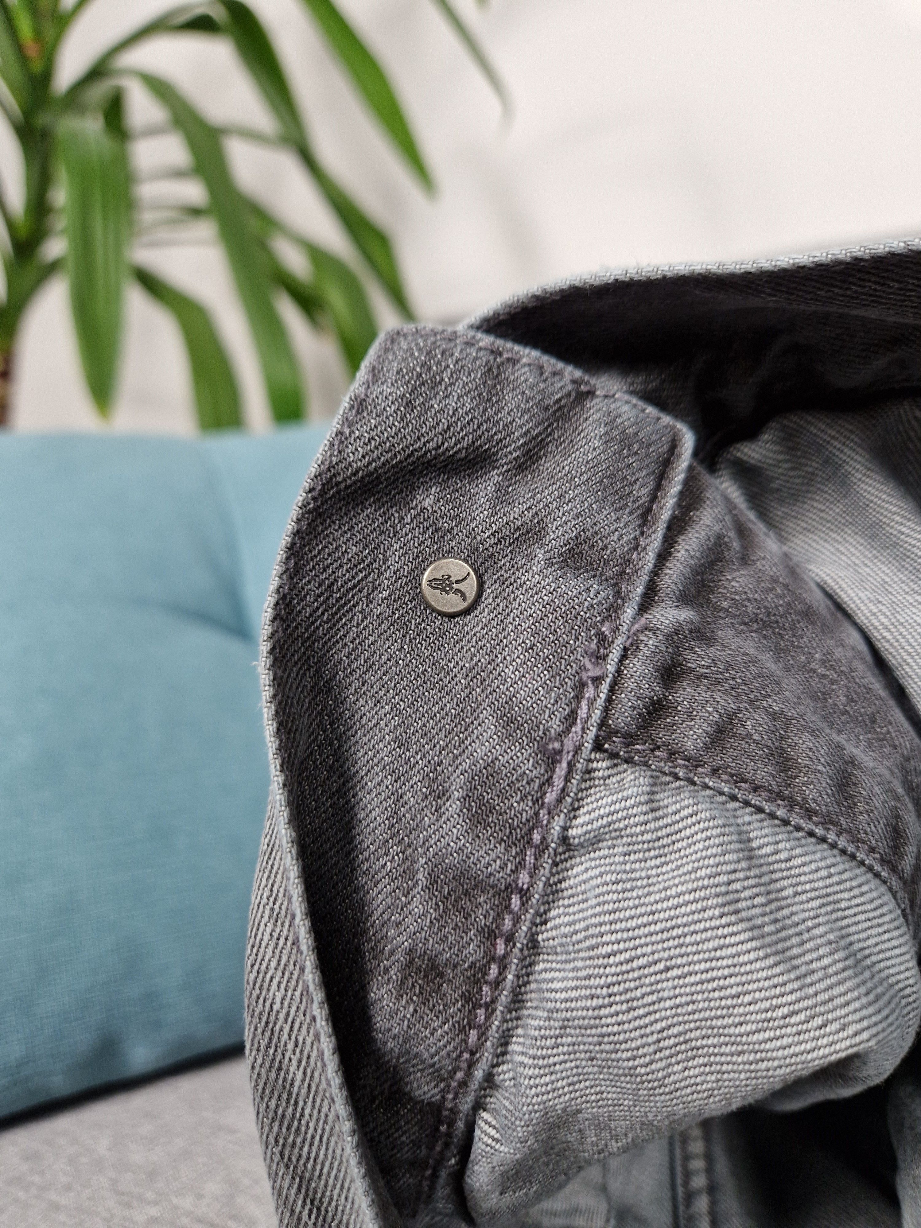 Allsaints AllSaint Men's Grafton Denim Jacket Stonewashed Grey Size US L / EU 52-54 / 3 - 16 Thumbnail