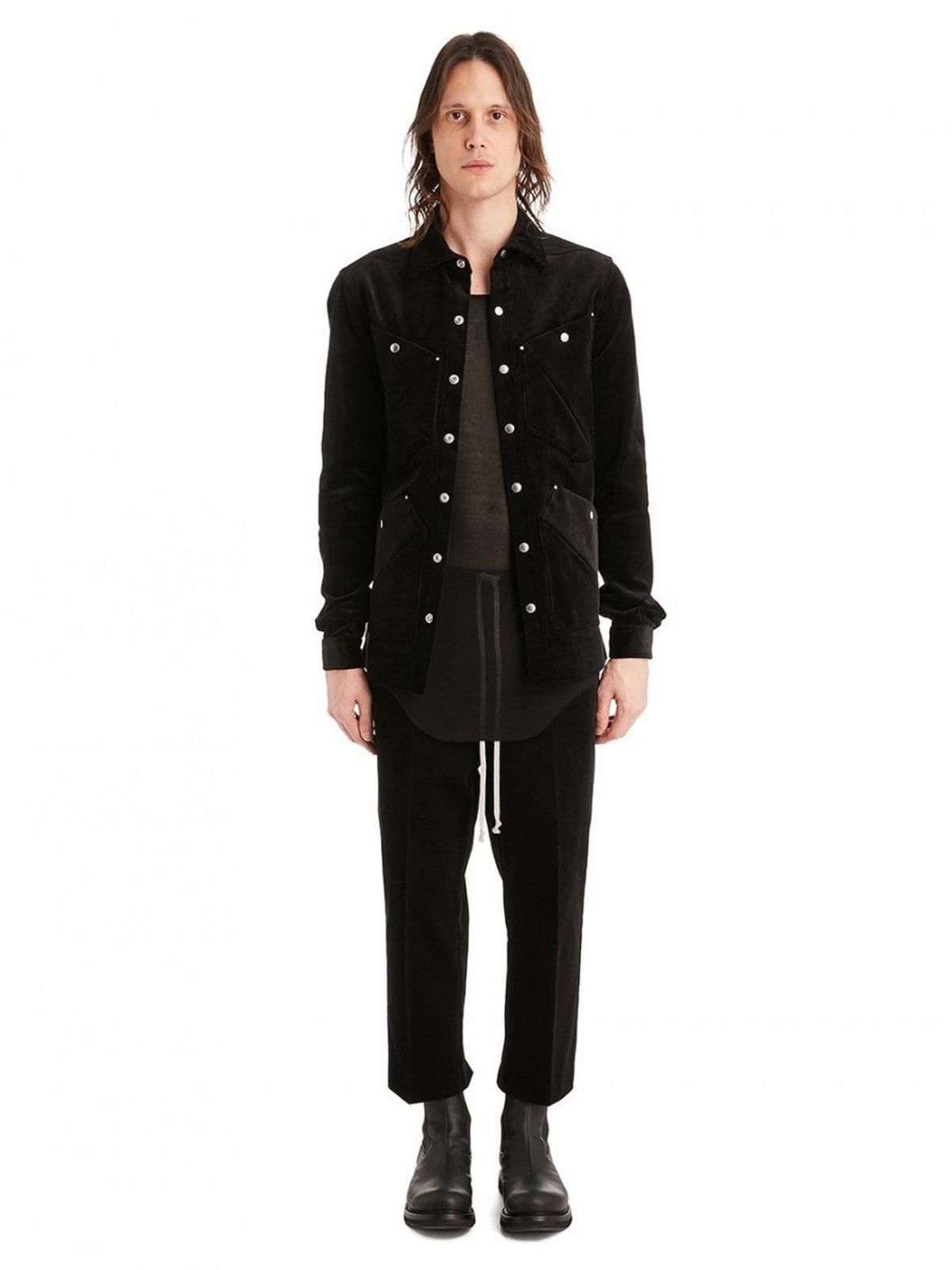 Rick Owens Rick Owens AW20 Performa Four Pocket Outershirt Size US M / EU 48-50 / 2 - 9 Thumbnail