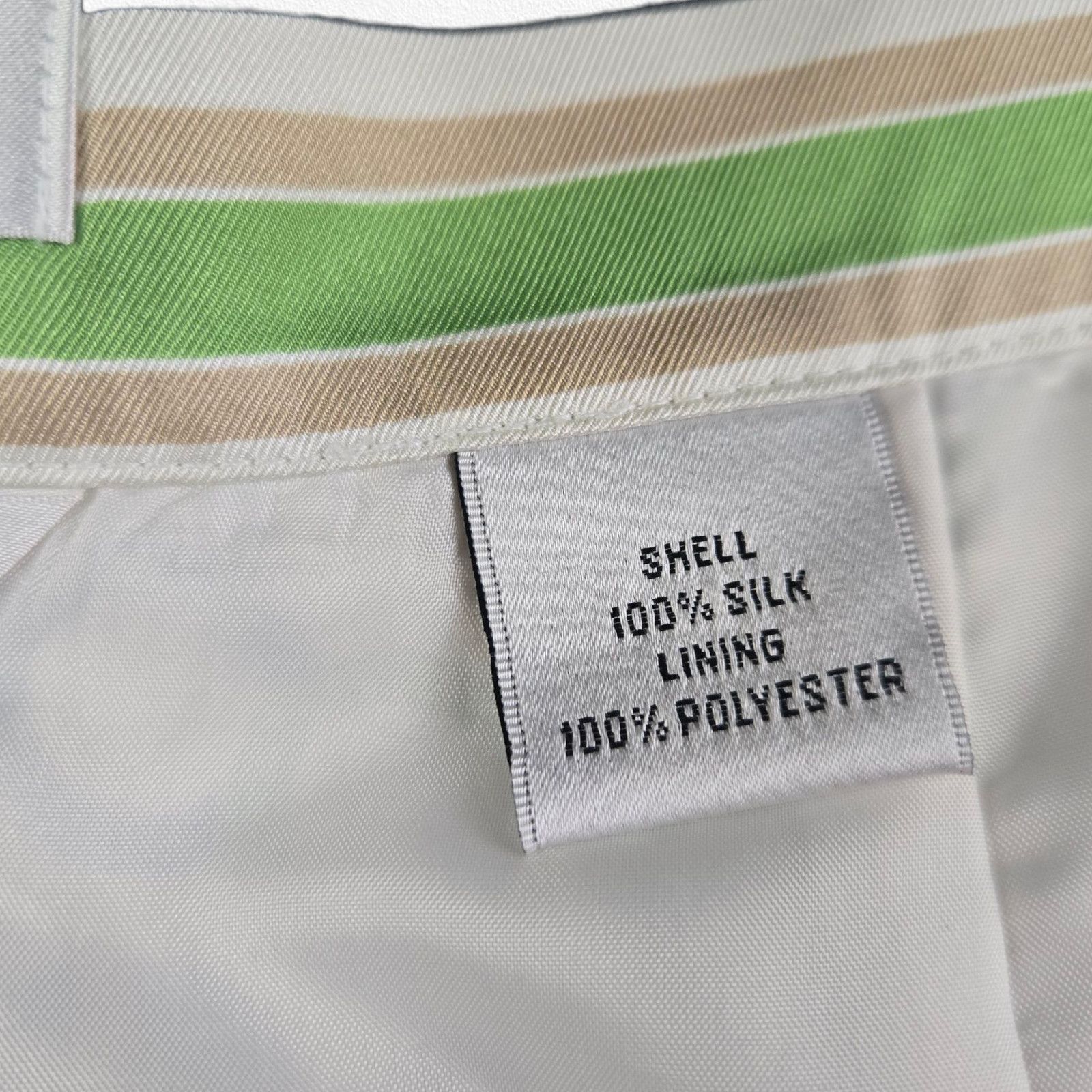 Vintage Vintage Green Navy Retro Mod Silk Wrap Skirt Size 12 Size 34" / US 12 / IT 48 - 12 Thumbnail
