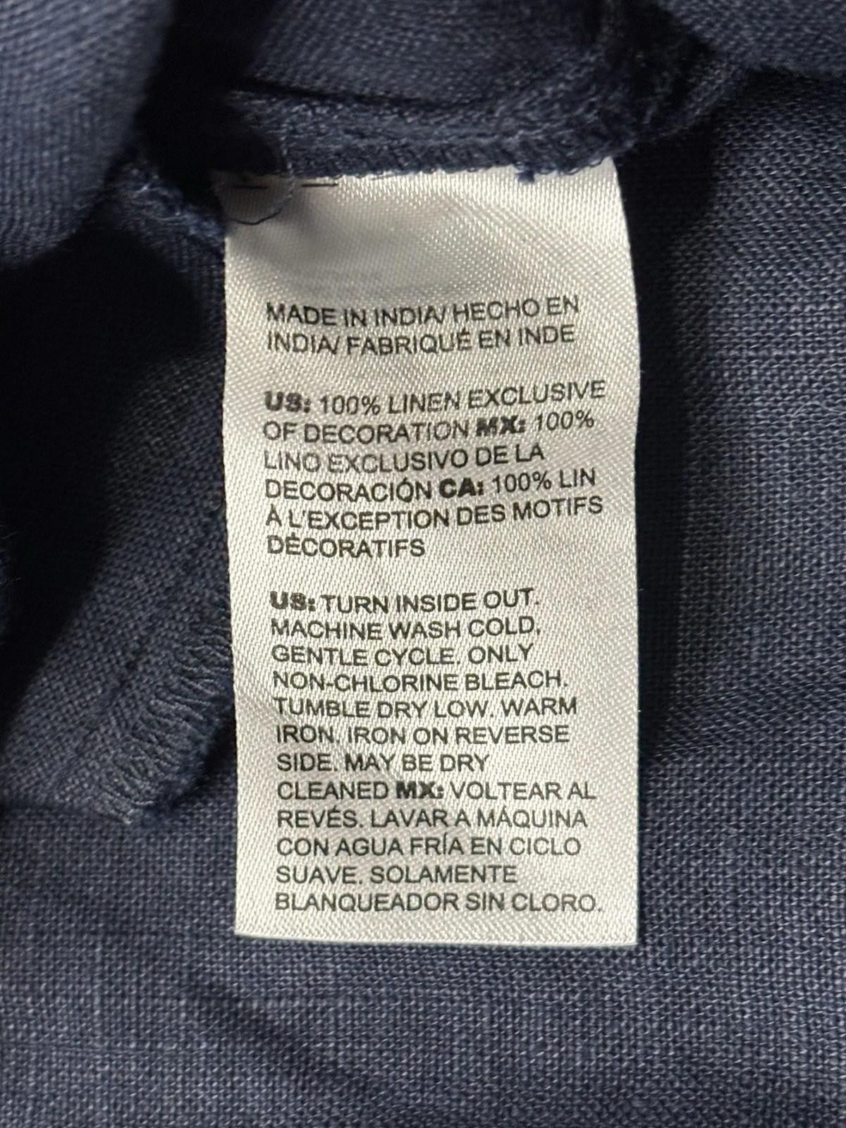 Chicos Chicos Dress Womens Size 8 Linen Embroidered Embellished Size M / US 6-8 / IT 42-44 - 10 Thumbnail