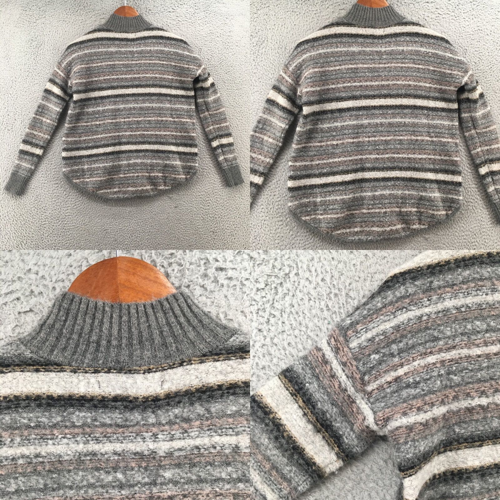 American Eagle Outfitters American Eagle Outfitters Sweater Womens Multicolor Turtleneck Long Sleeve XS Size XS / US 0-2 / IT 36-38 - 8 Thumbnail