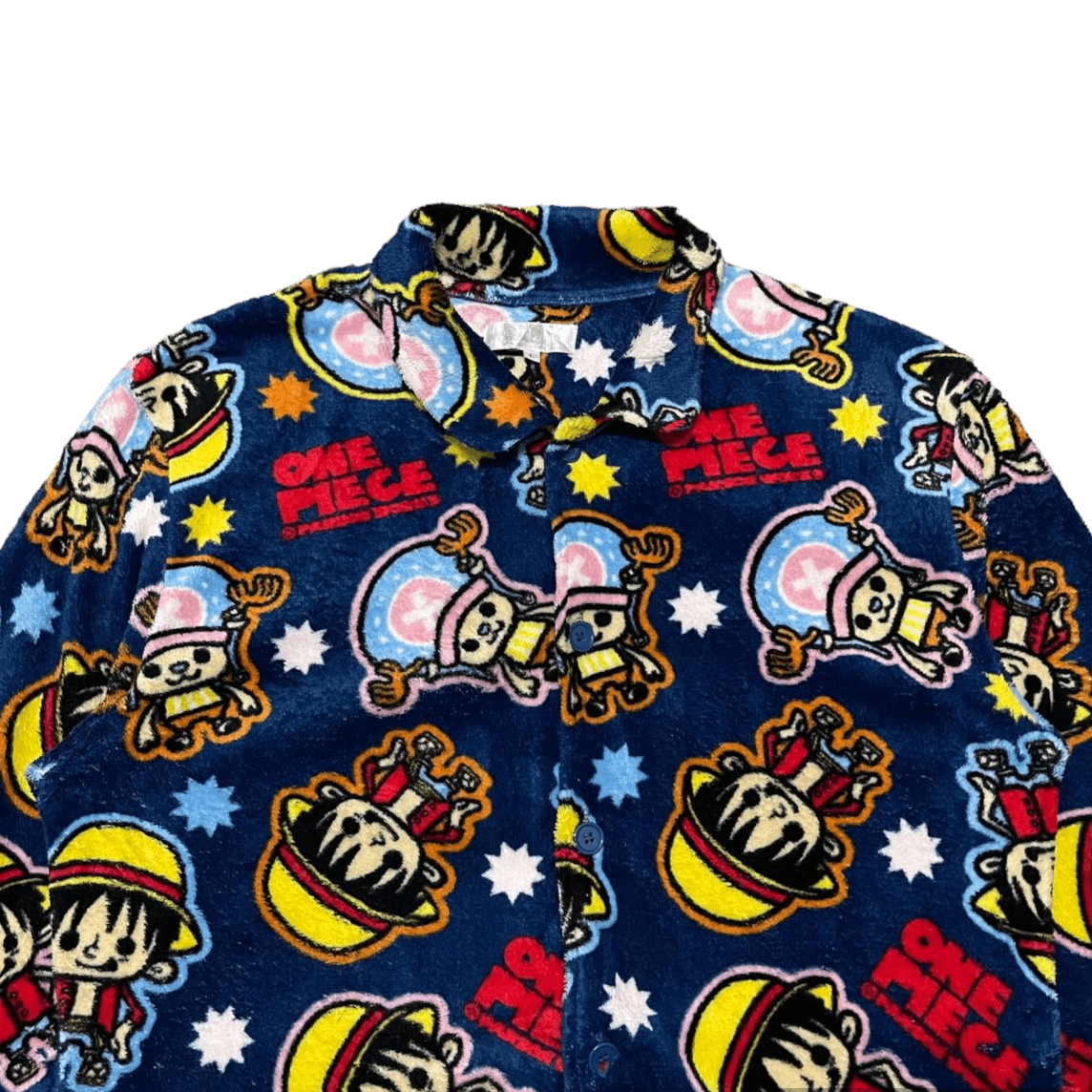 One Piece Vintage One Piece Anima Japan All Over Print Night Wear Size US L / EU 52-54 / 3 - 2 Thumbnail