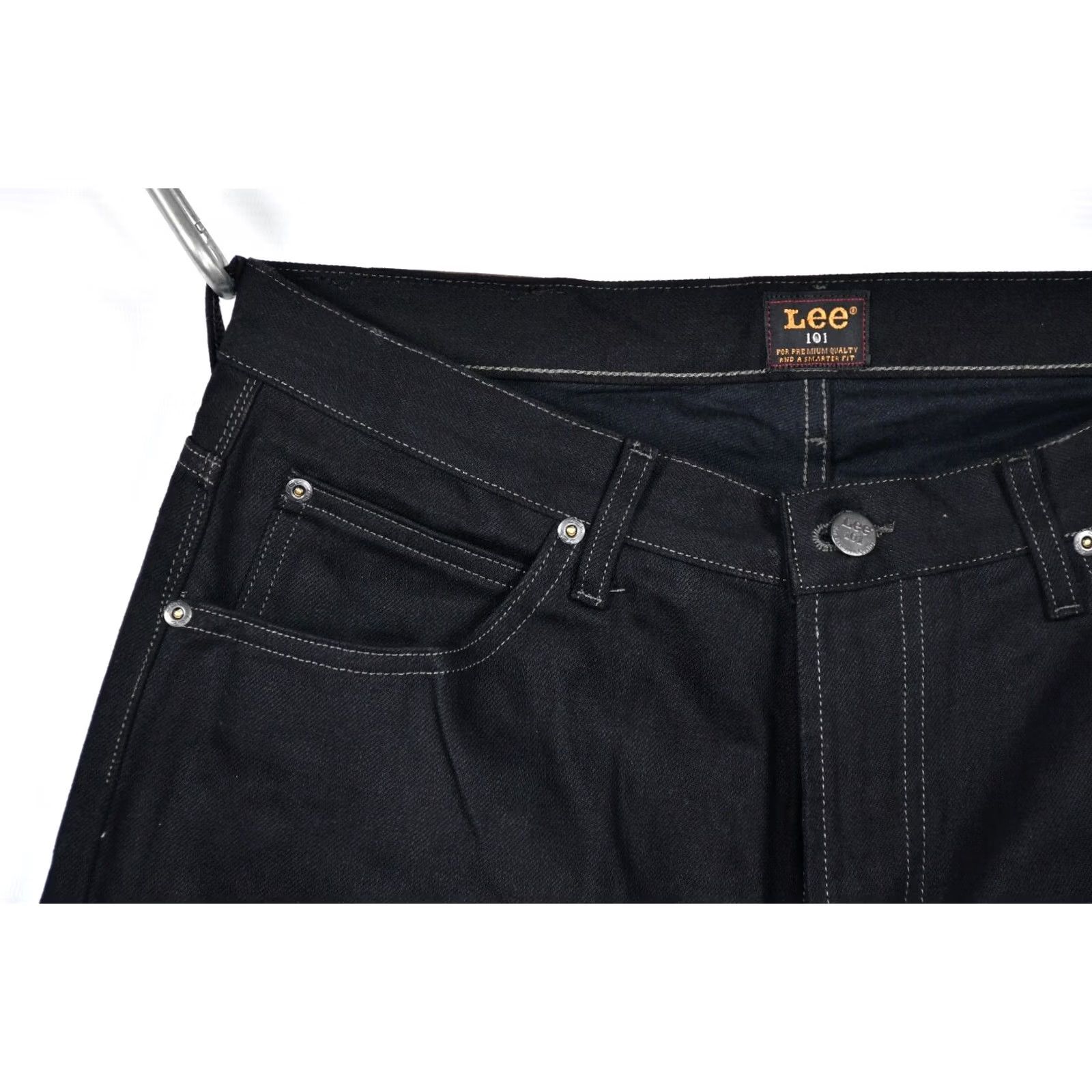 Lee LEE 101 RIDER BLUE SELVAGE LINE Jeans Men W34/L32, 13oz, 101, Straight, Cotton Denim Size US 34 / EU 50 - 4 Thumbnail