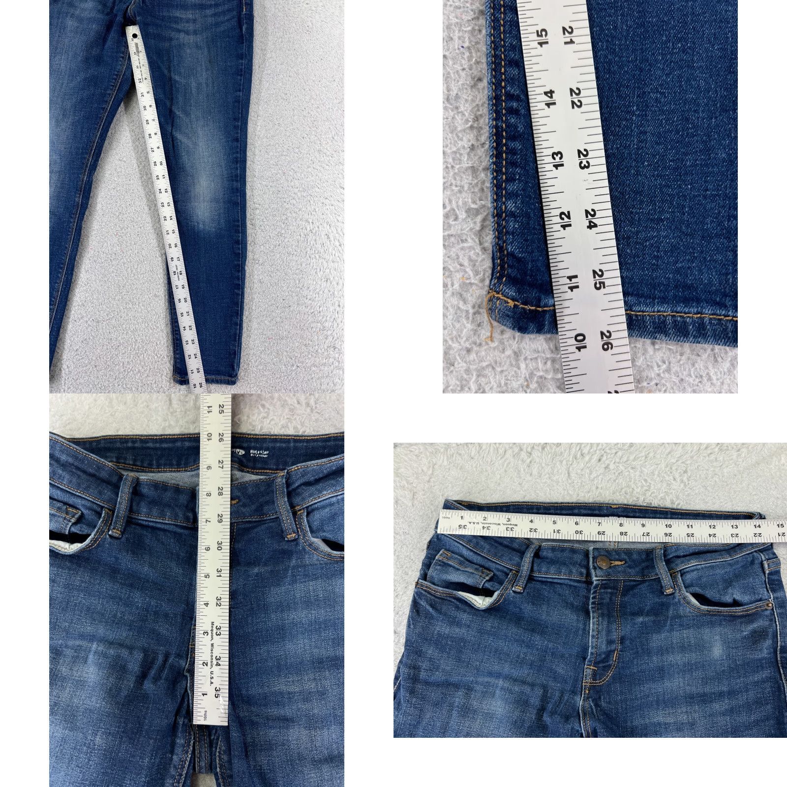 Old Navy Old Navy Jeans Womens 6 S Blue Denim Super Skinny Mid Rise 26x26 Rockstar Size 28" / US 6 / IT 42 - 8 Thumbnail