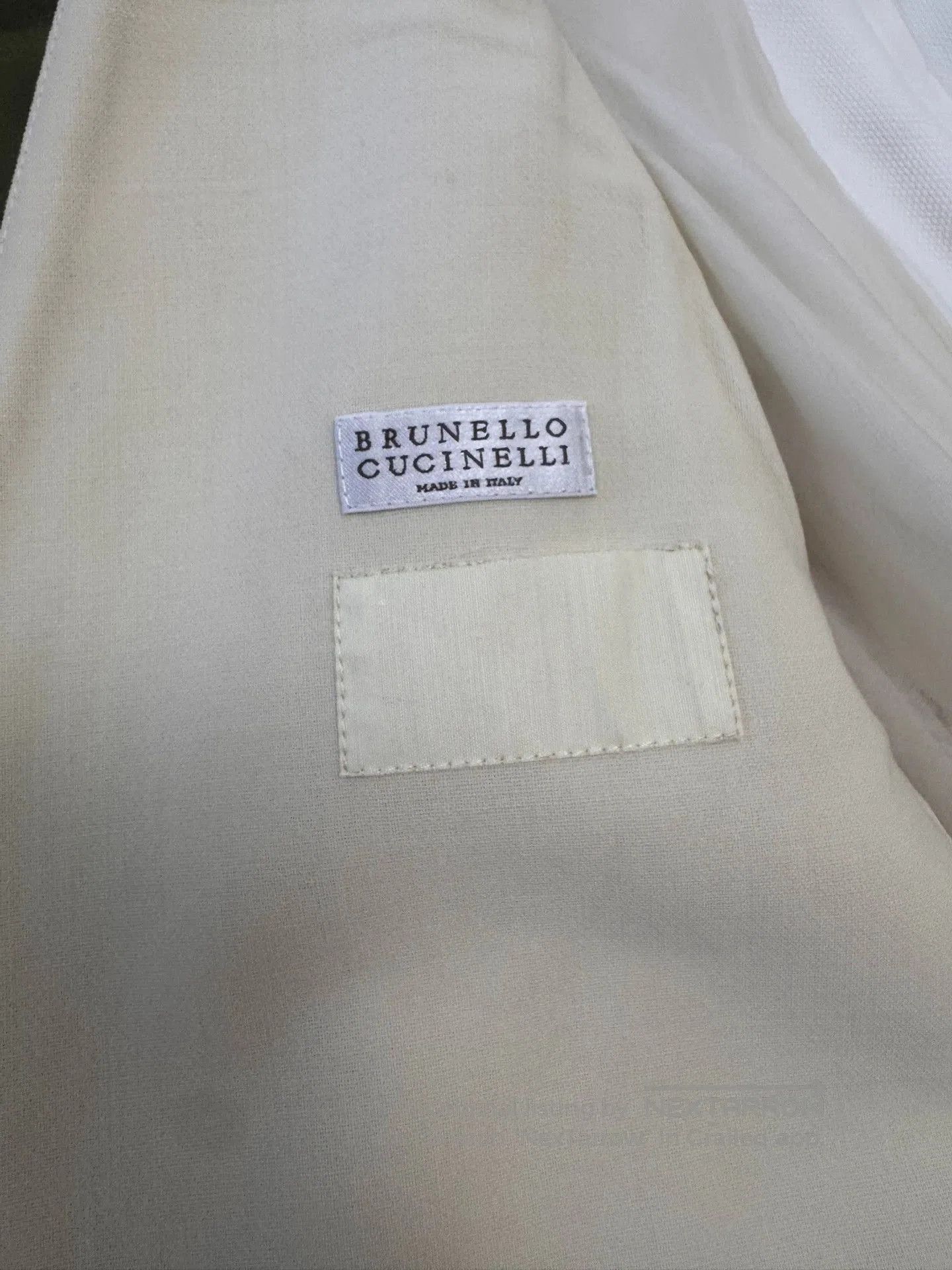 Brunello Cucinelli cream color faux layered vest by brunello cucinelli. Size US M / EU 48-50 / 2 - 6 Thumbnail