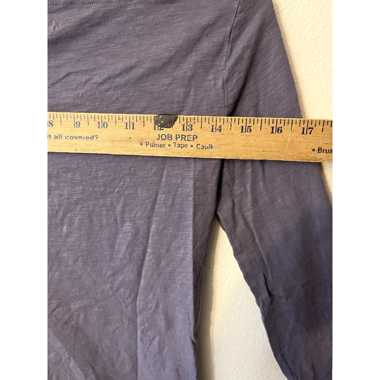 Vintage Ann Taylor Loft Women Shirt Adult XS Purple 3/4 Sleeve Round Neck Casual Tee Womens Size XS / US 0-2 / IT 36-38 - 5 Thumbnail