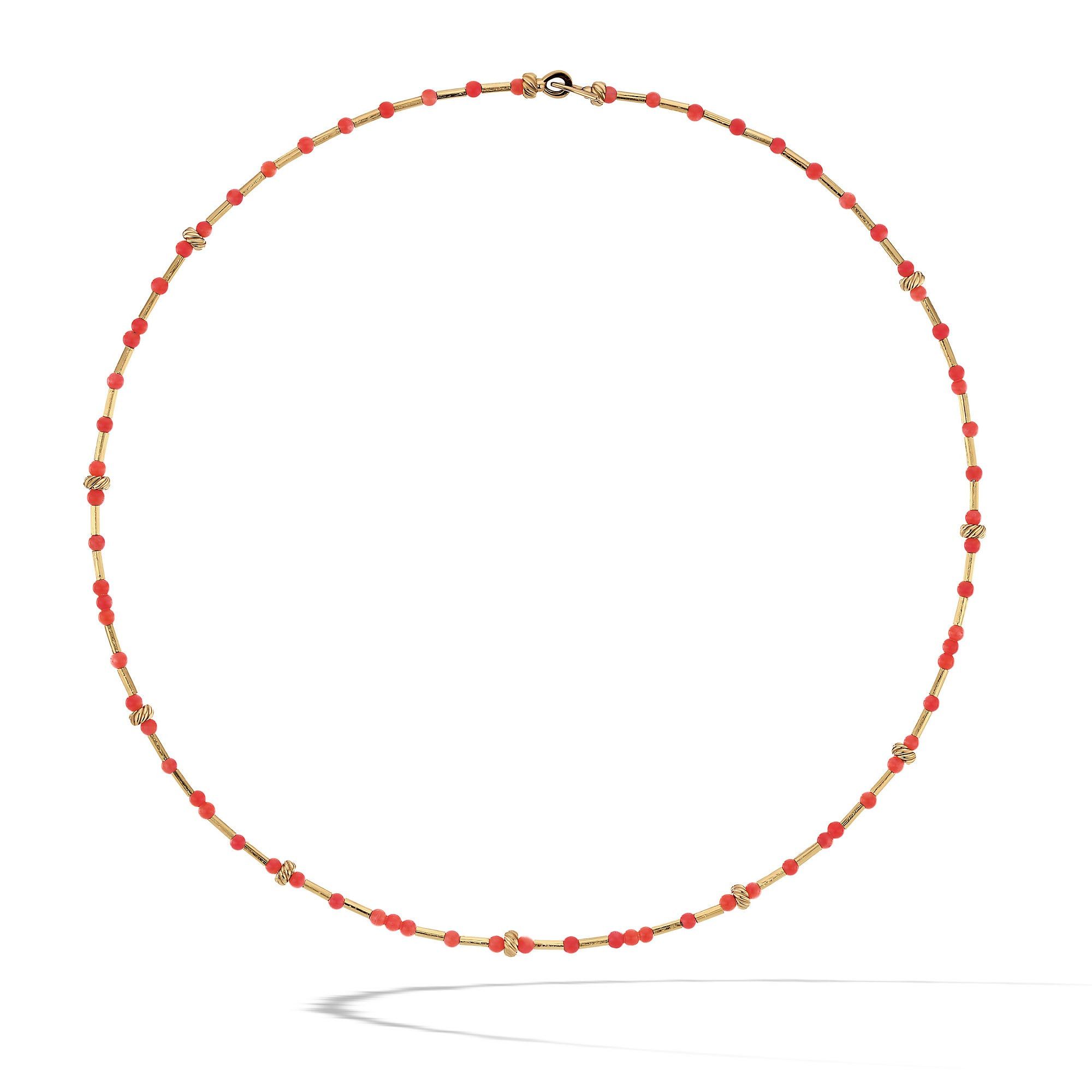 David Yurman o1w1db10426 N17003 Size:7 /Fine Flex Necklace in Golden/Red Size ONE SIZE - 1 Preview