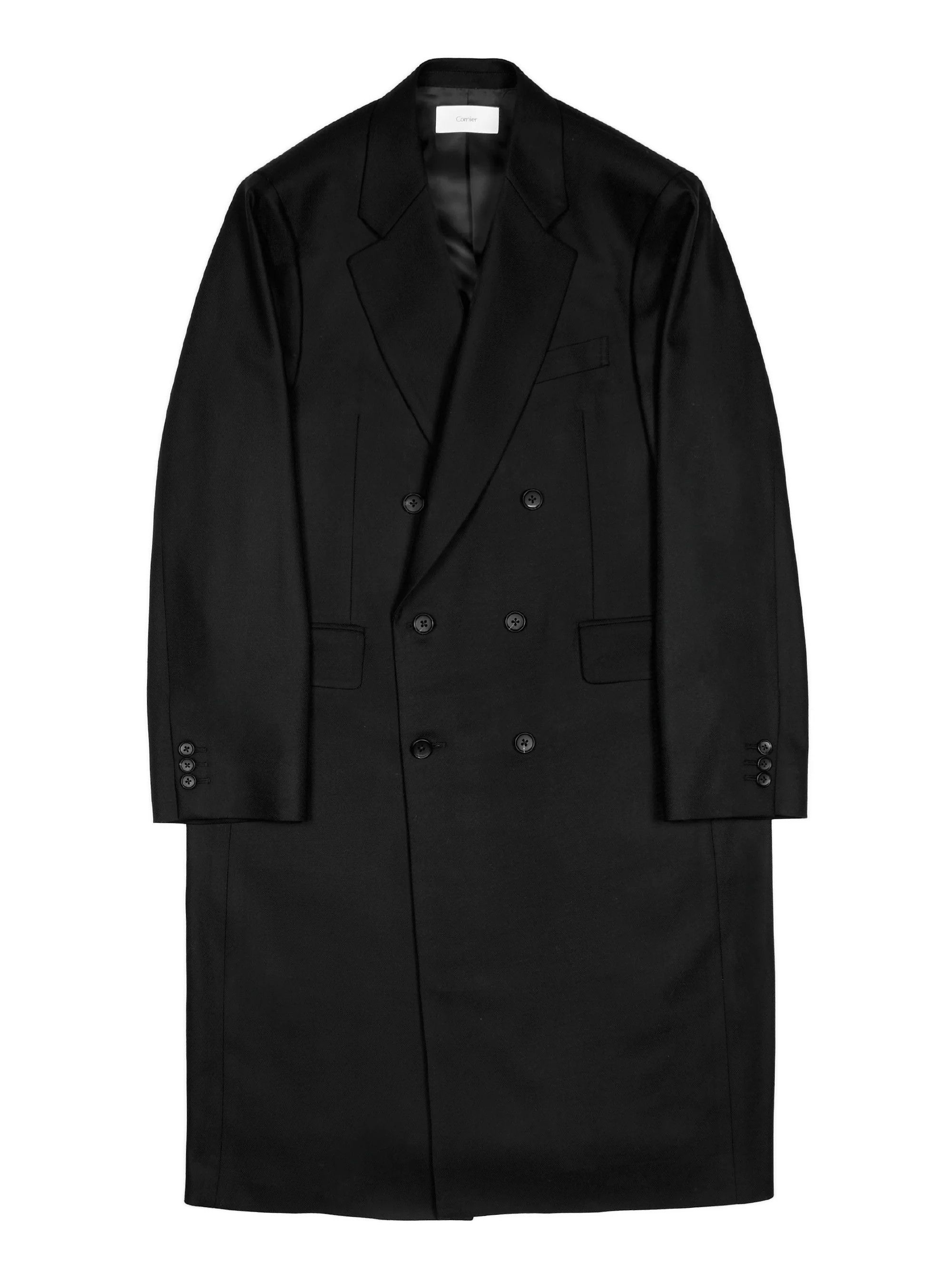 Japanese Brand Double-Breasted Wool Coat Size US S / EU 44-46 / 1 - 3 Thumbnail