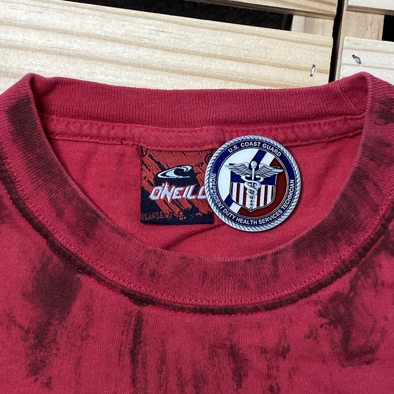 O'Neill Vintage O'Neill Red Thrashed Surf Tee Size Large Size US L / EU 52-54 / 3 - 3 Thumbnail