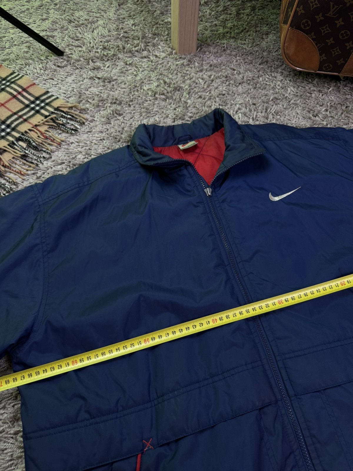 Nike Vintage jacket Nike Big Swoosh 90s original casual item Size US XL / EU 56 / 4 - 5 Thumbnail