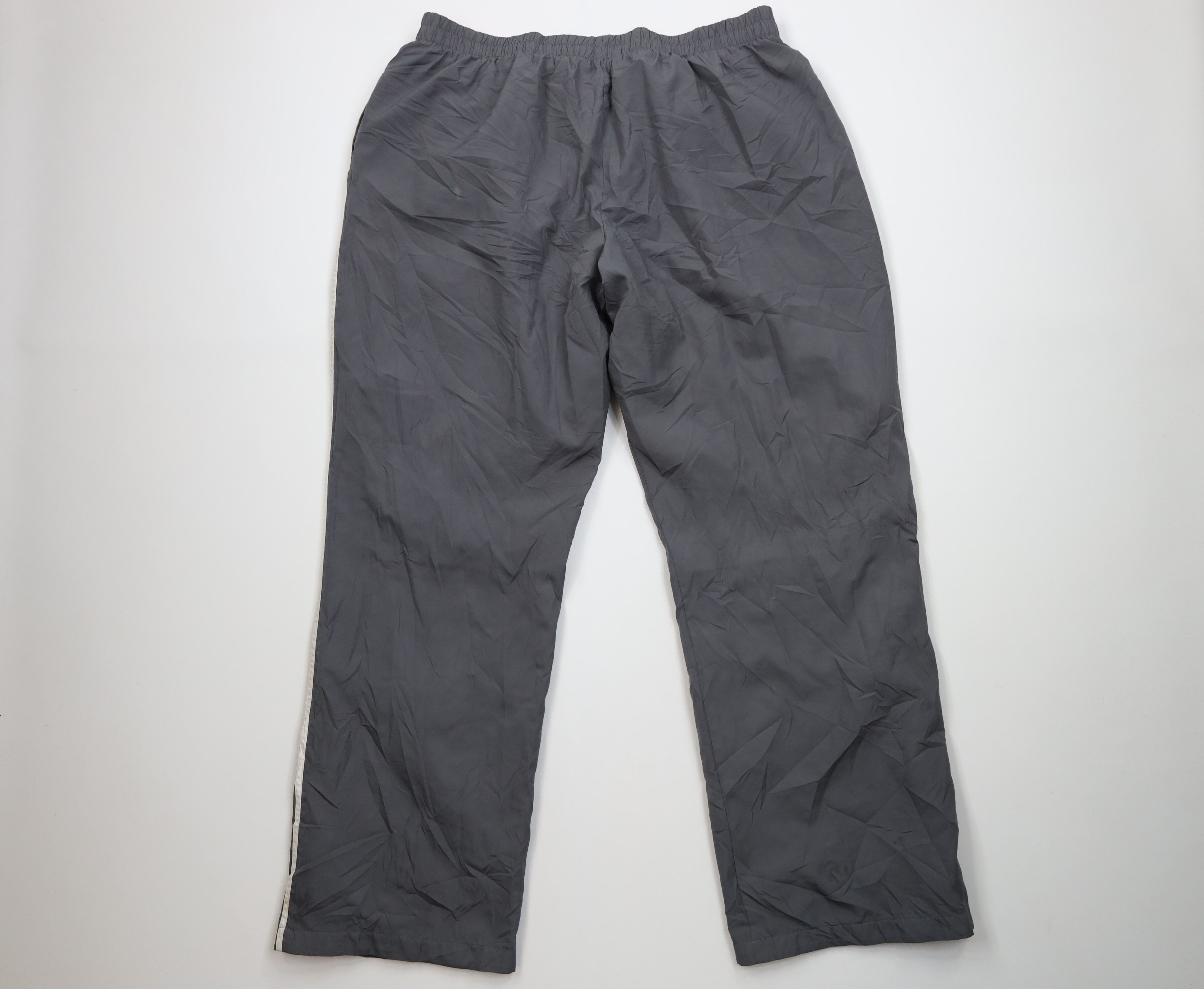 Nike Vintage Nike Swoosh Lined Wide Leg Windbreaker Pants Gray Size US 38 / EU 54 - 13 Thumbnail
