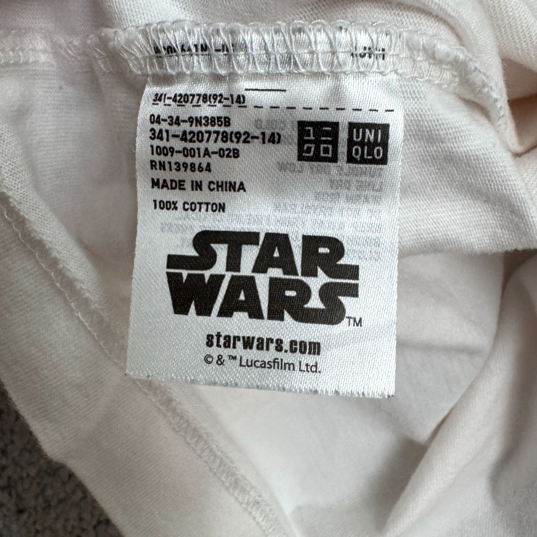 Uniqlo Uniqlo Star Wars Boba Fett Graphic T-Shirt Men Medium White Anime Manga Tee Size US M / EU 48-50 / 2 - 6 Thumbnail