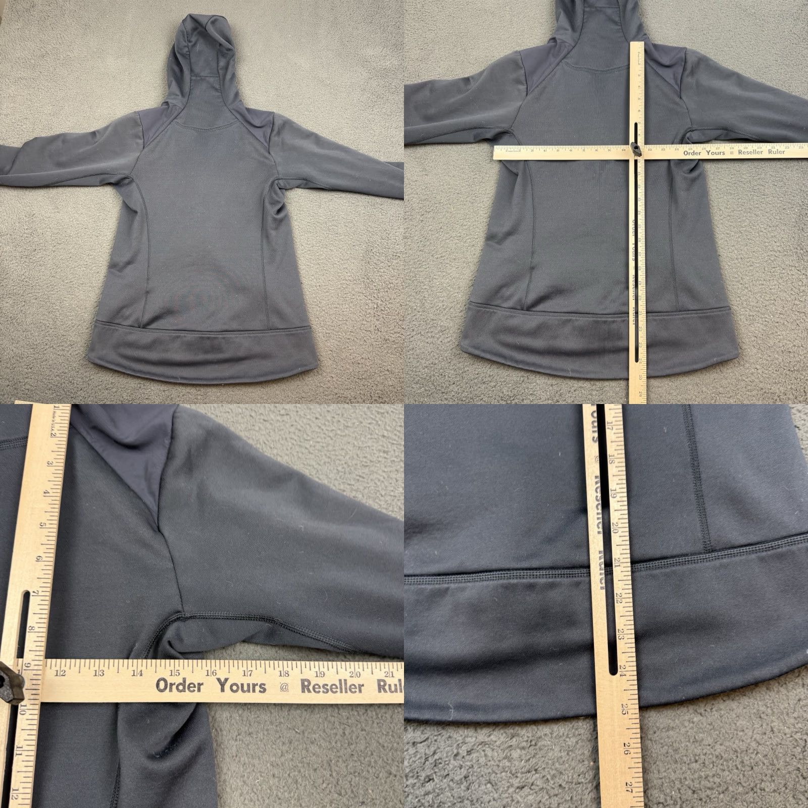 Patagonia Patagonia Jacket Womens Small Gray Full Zip Fleece Hoody Crosstrek Hybrid Polartec Lightweight Size S / US 4 / IT 40 - 8 Thumbnail