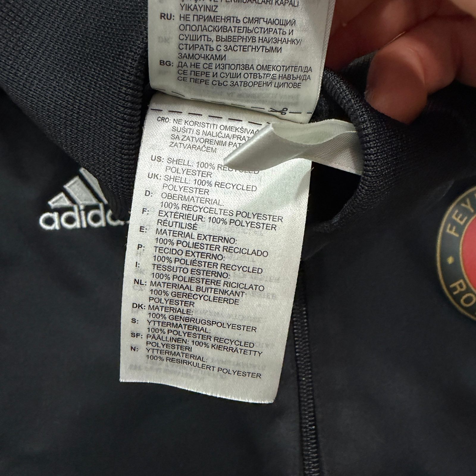 Adidas Adidas Feyenoord Rotterdam Training Jacket Men's Large Size US L / EU 52-54 / 3 - 6 Thumbnail