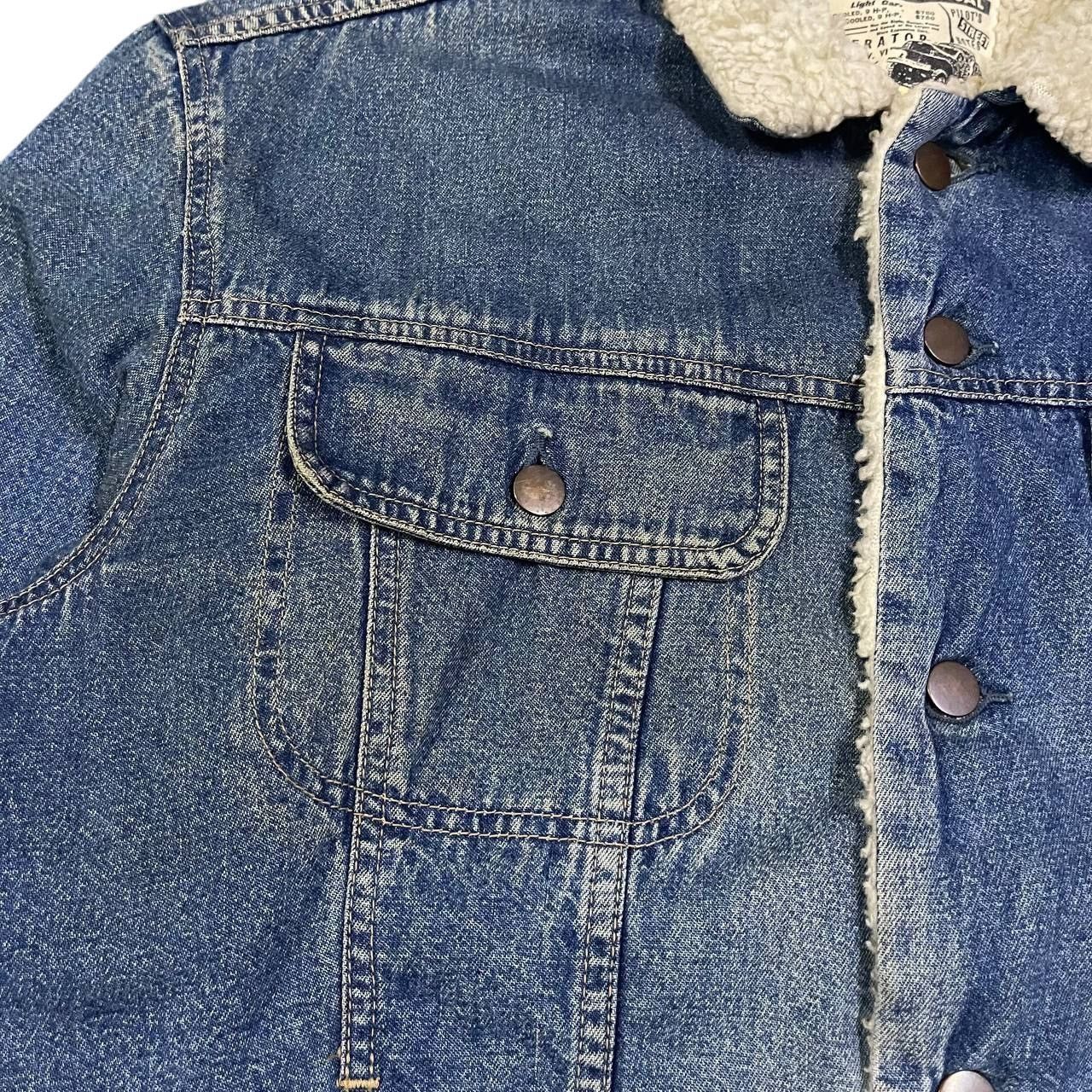 Japanese Brand Vintage GL Heart Denim Jacket Sherpa Lined Size US L / EU 52-54 / 3 - 5 Thumbnail
