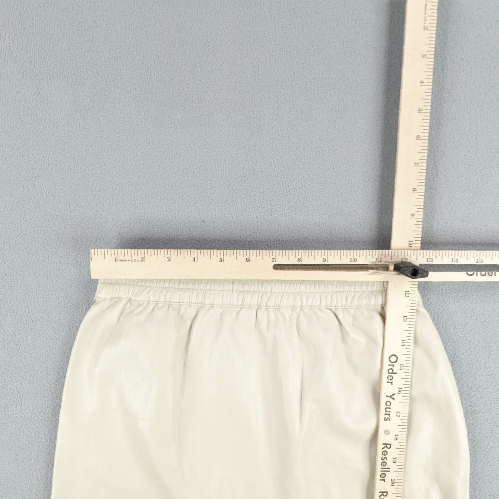Vintage Babaton Skirt Womens XS Cream Mini Elastic Waist Pockets Short City Preppy Womens Size 26" / US 2 / IT 38 - 5 Thumbnail