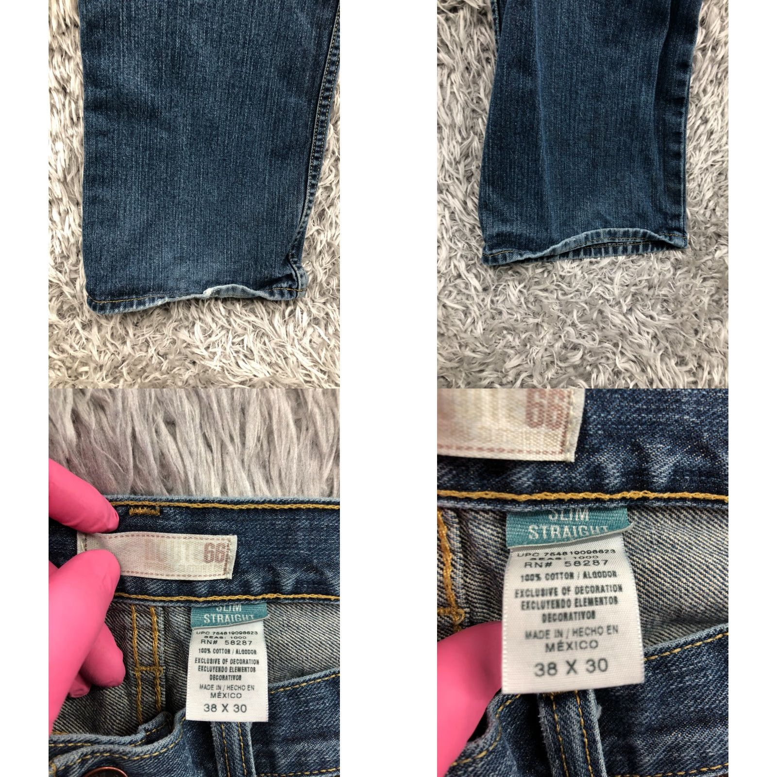 Route 66 Route 66 Jeans Size 38x30 Mens Slim Straight Blue Medium Wash Fall? No — ignore. Size US 38 / EU 54 - 8 Thumbnail