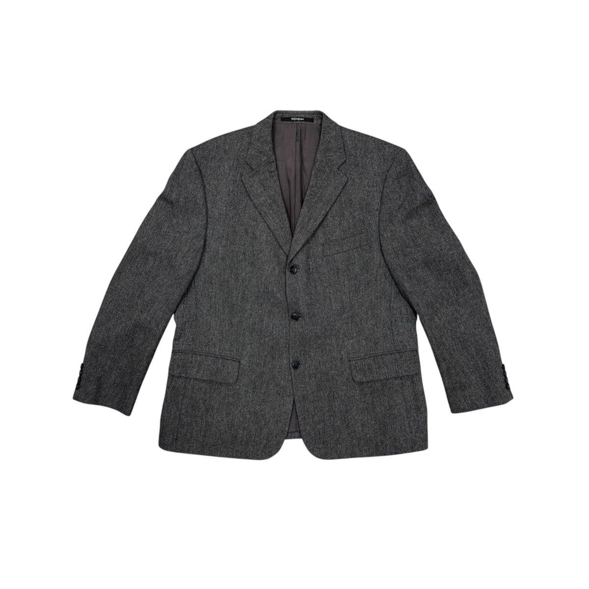 Yves Saint Laurent Vintage Yves Saint Laurent YSL Wool Blazer Men Size 27 Size 52R - 1 Thumbnail