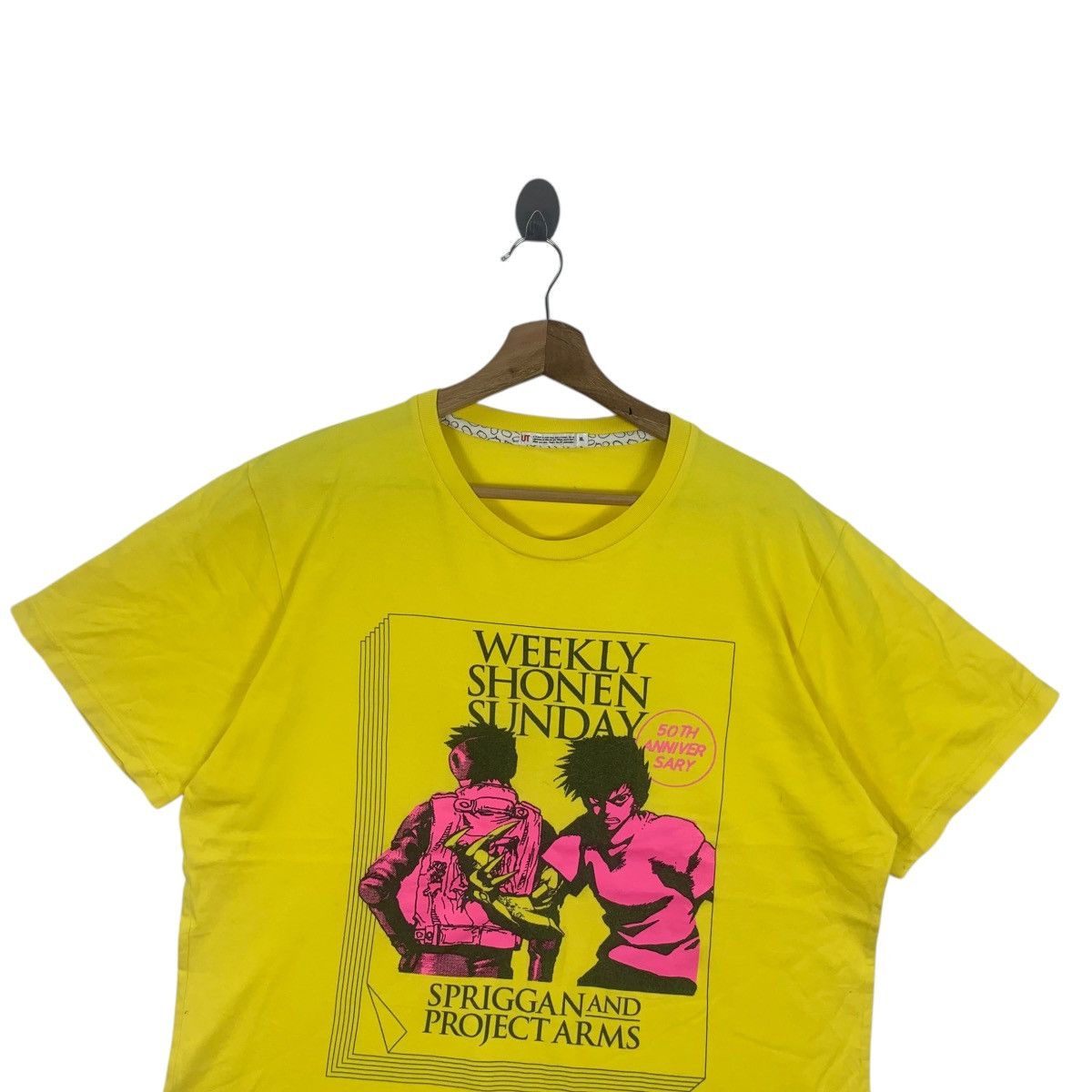 Uniqlo ANIME SPRIGGAN & PROJECT ARMS Manga Tee Shirt Top Shonen Size US XL / EU 56 / 4 - 2 Thumbnail