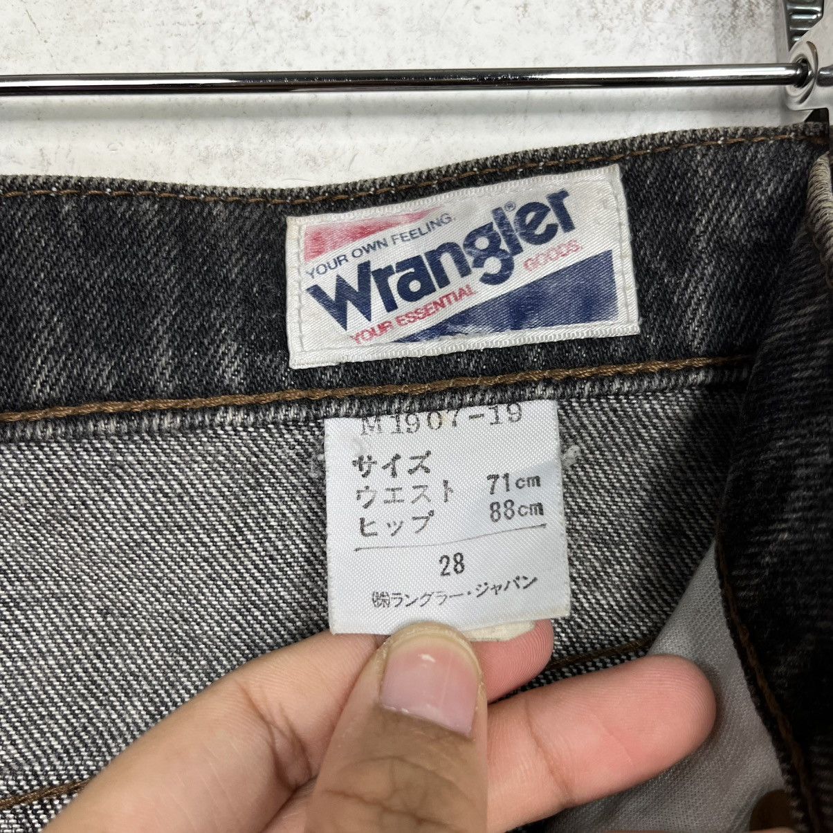 Wrangler Vintage Wrangler Black Denim Jeans Size 28" / US 6 / IT 42 - 18 Thumbnail