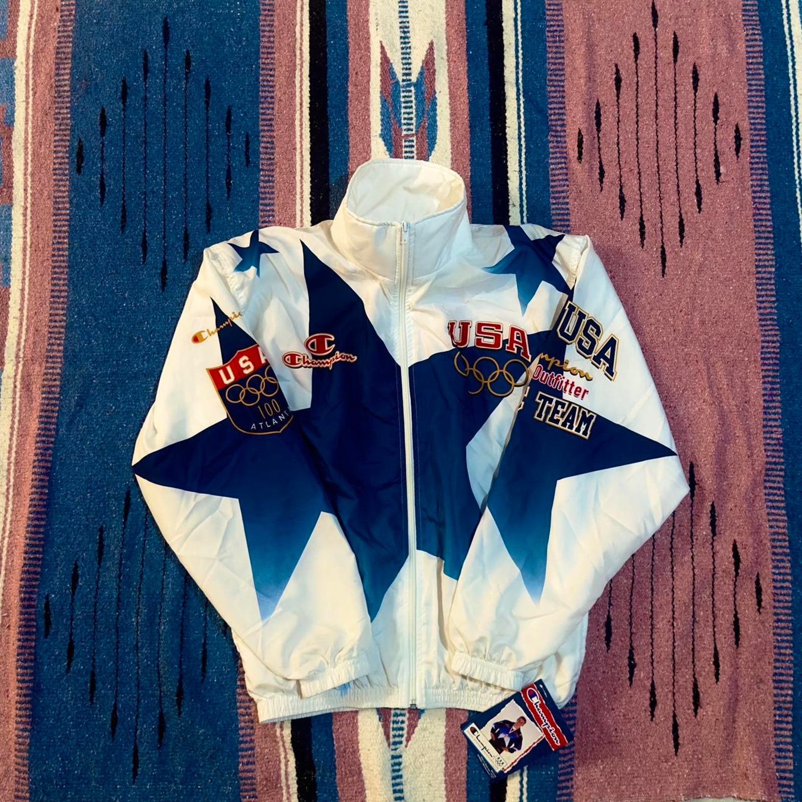 image of Vintage 90's Deadstock Champion Jacket in White, Men's (Size Large)