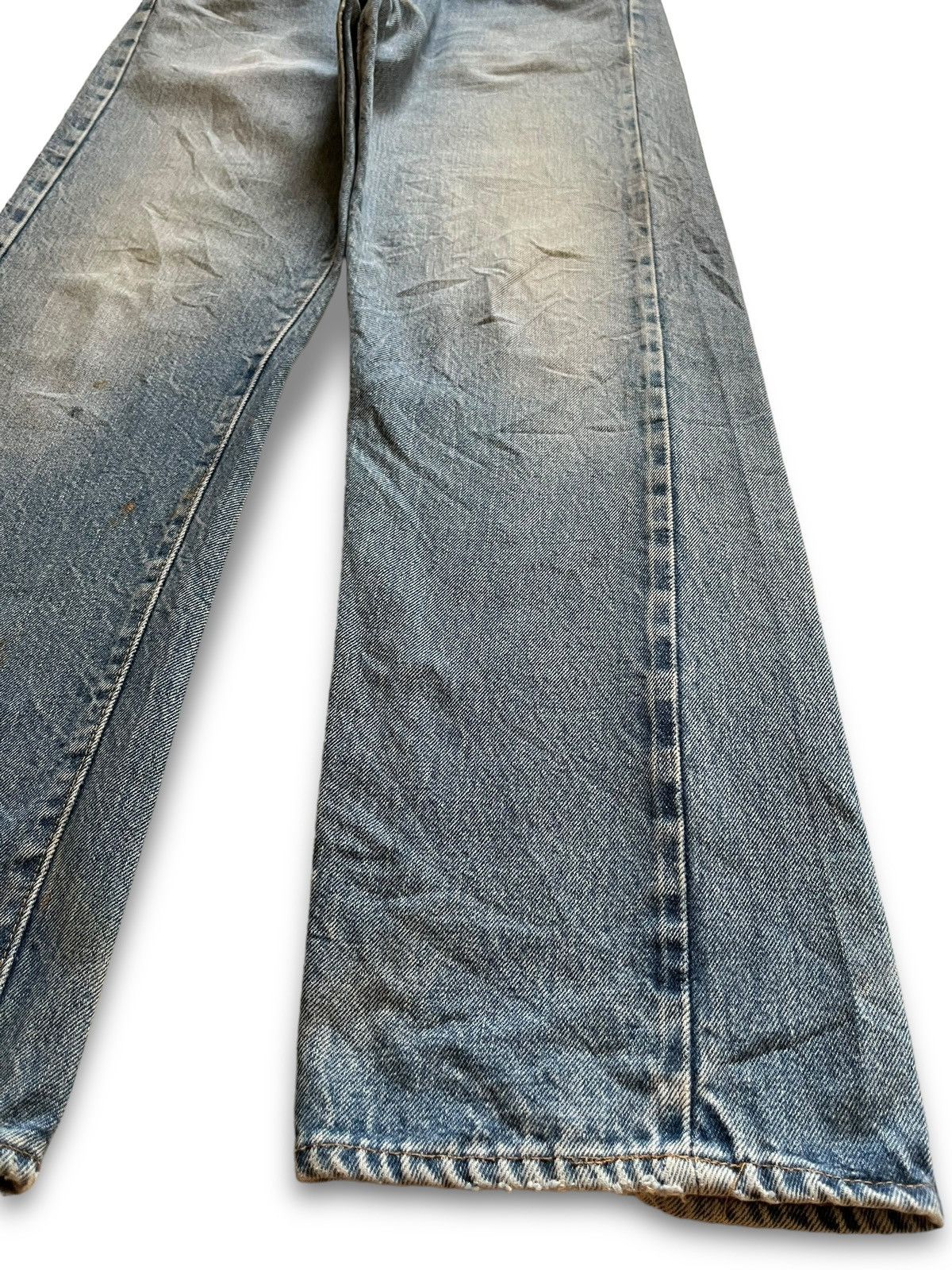 Levi's Vintage 70s Levis 501 Selvedge Bartacks Loose Jeans Button 6 Size US 31 - 10 Thumbnail