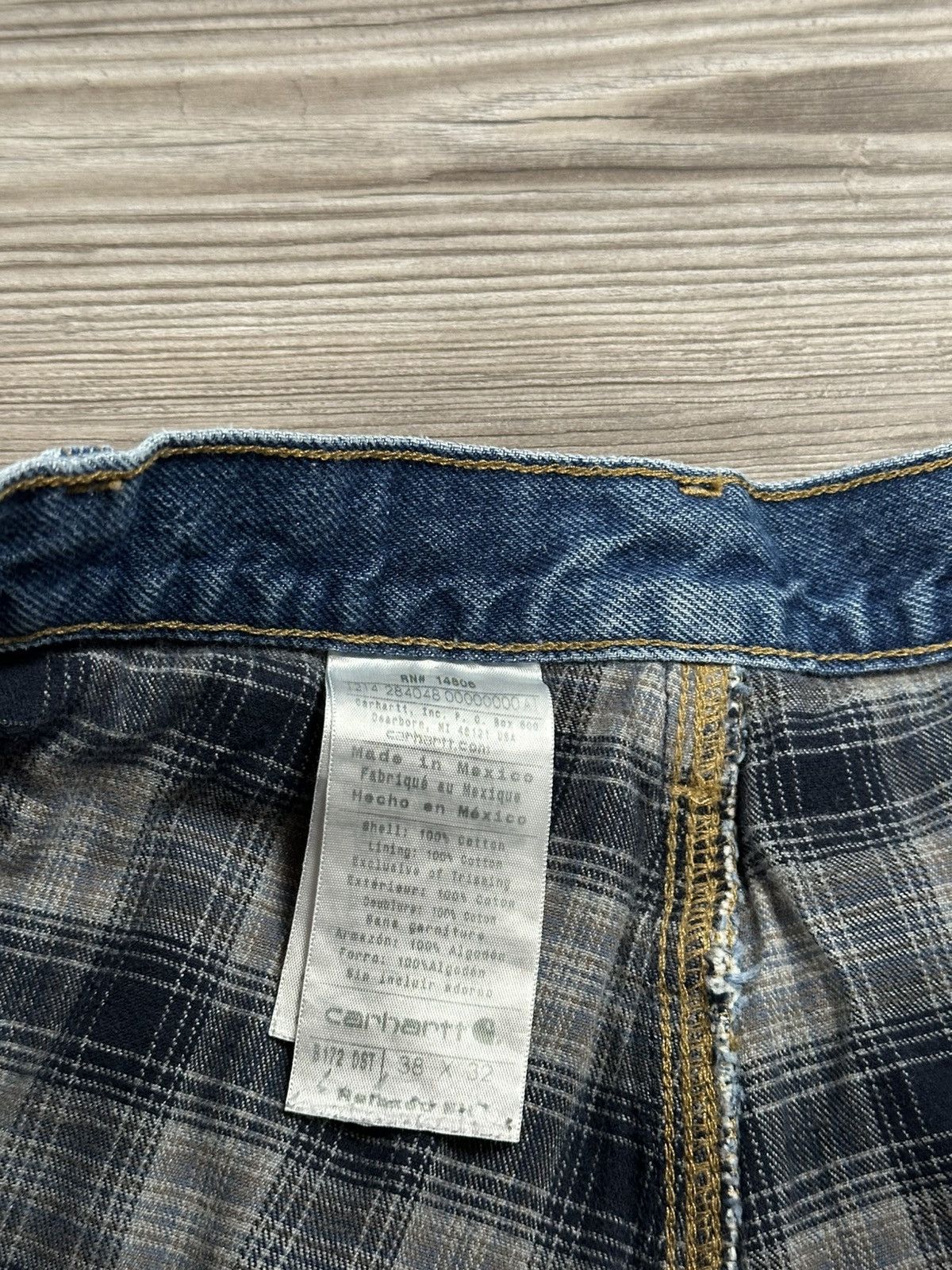 Carhartt × Vintage Carhartt Flannel Lined Jeans Size US 38 / EU 54 - 7 Thumbnail