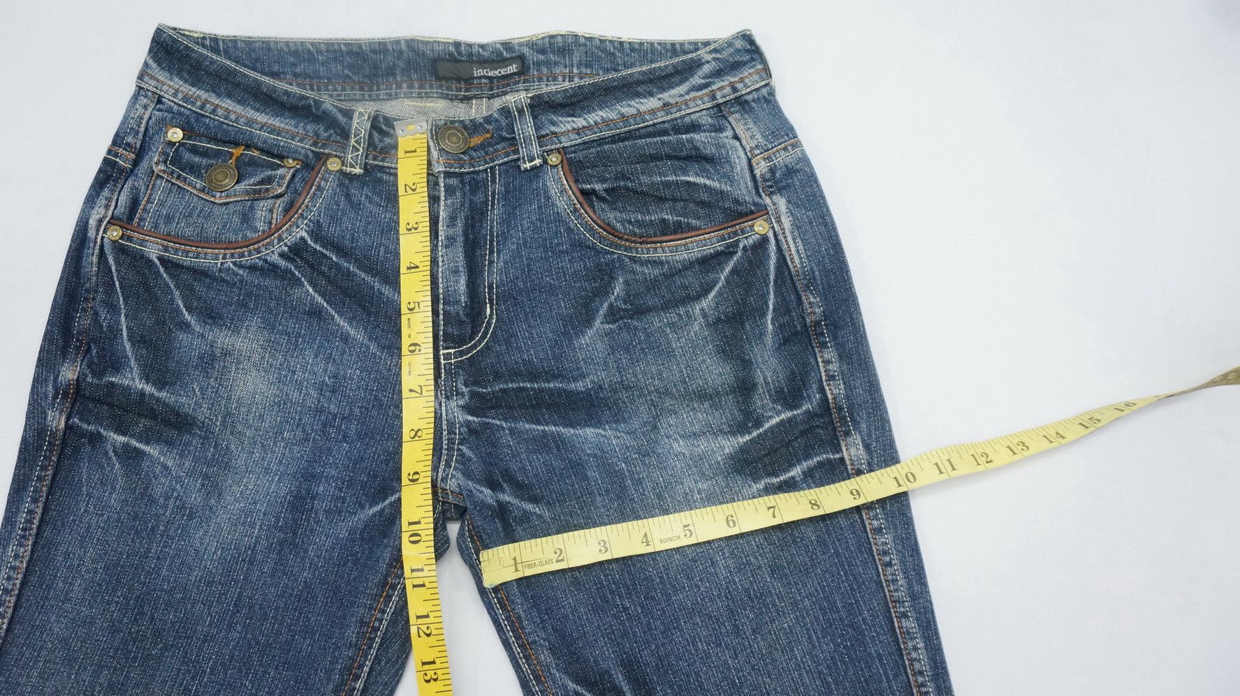 Japanese Brand Vintage INDECENT Japan Flared Jeans Size US 30 / EU 46 - 8 Thumbnail