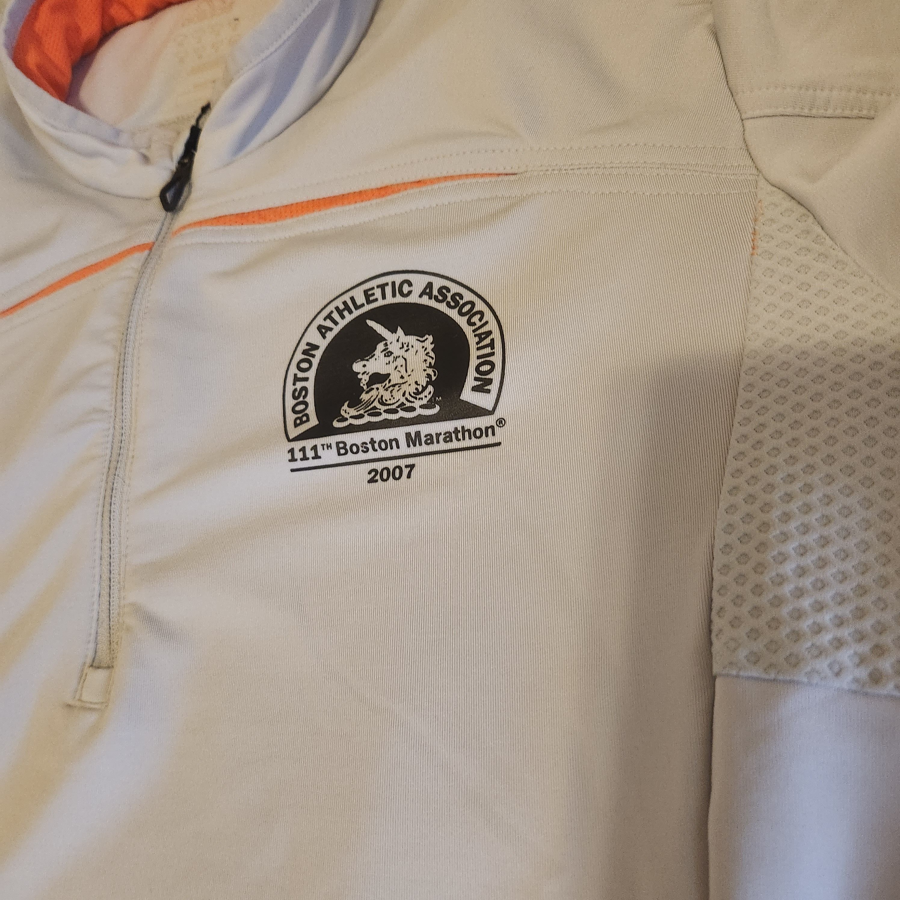 Adidas Boston Marathon 2007 Adidas Running Quarter zip Size US M / EU 48-50 / 2 - 2 Thumbnail