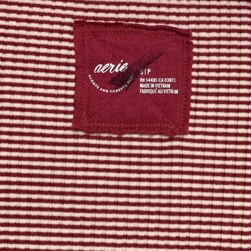 American Eagle Outfitters 2 New American Eagle Aerie Small Ribbed Henley Button Tops Size S / US 4 / IT 40 - 4 Thumbnail