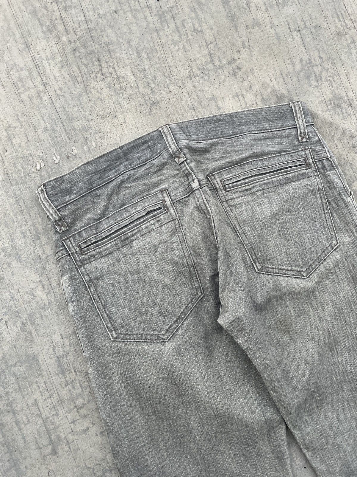 Japanese Brand 2000s JAPANESE BRAND INED HOMME MUD WASH SKINNY JEANS Size US 31 - 7 Thumbnail