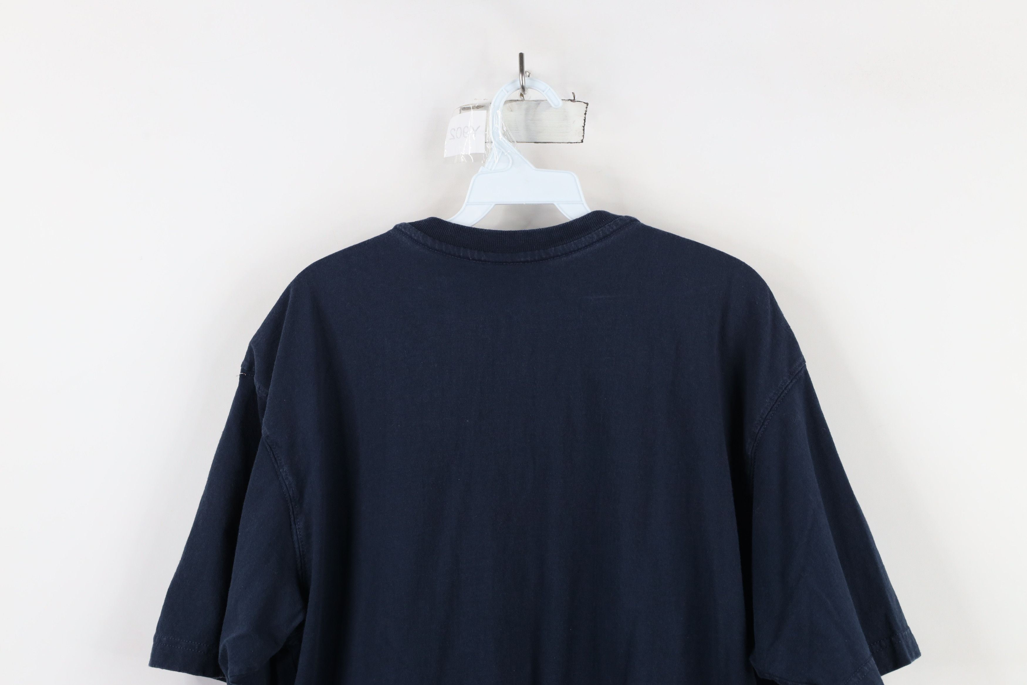 Carhartt × Vintage Vintage Carhartt Spell Box Logo Pocket Henley T-Shirt Blue Size US L / EU 52-54 / 3 - 12 Thumbnail