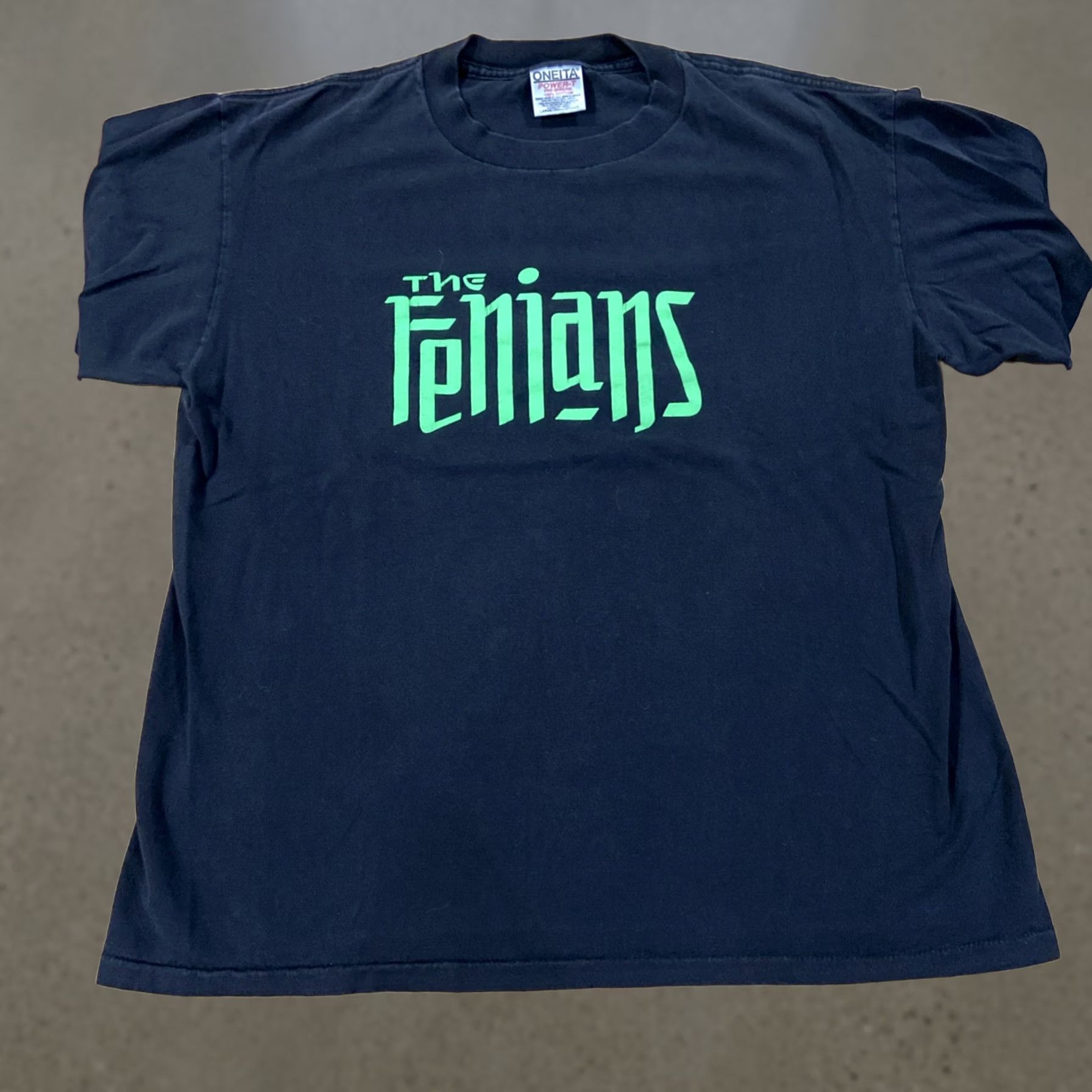 Tultex VINTAGE The Fenians Celtic Rock Band Tour Black Graphic T Shirt Men’s L Size US L / EU 52-54 / 3 - 1 Thumbnail