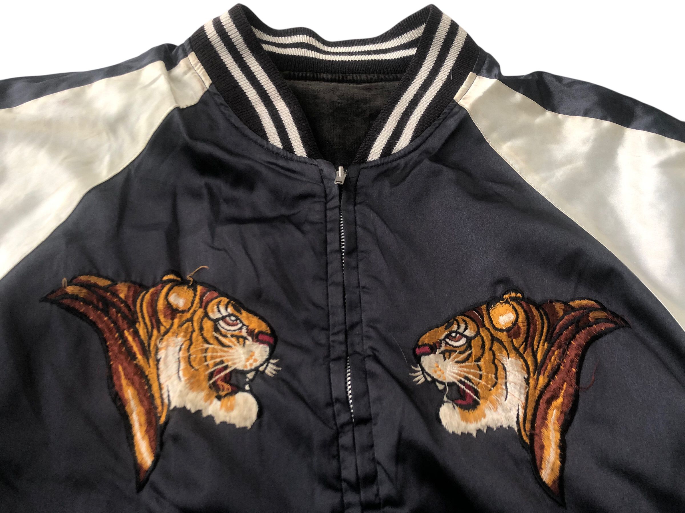 Japanese Brand 🔥Reversible SUKAJAN SOUVENIR YOKOSUKA Japan Jacket Velvet Size US L / EU 52-54 / 3 - 13 Thumbnail