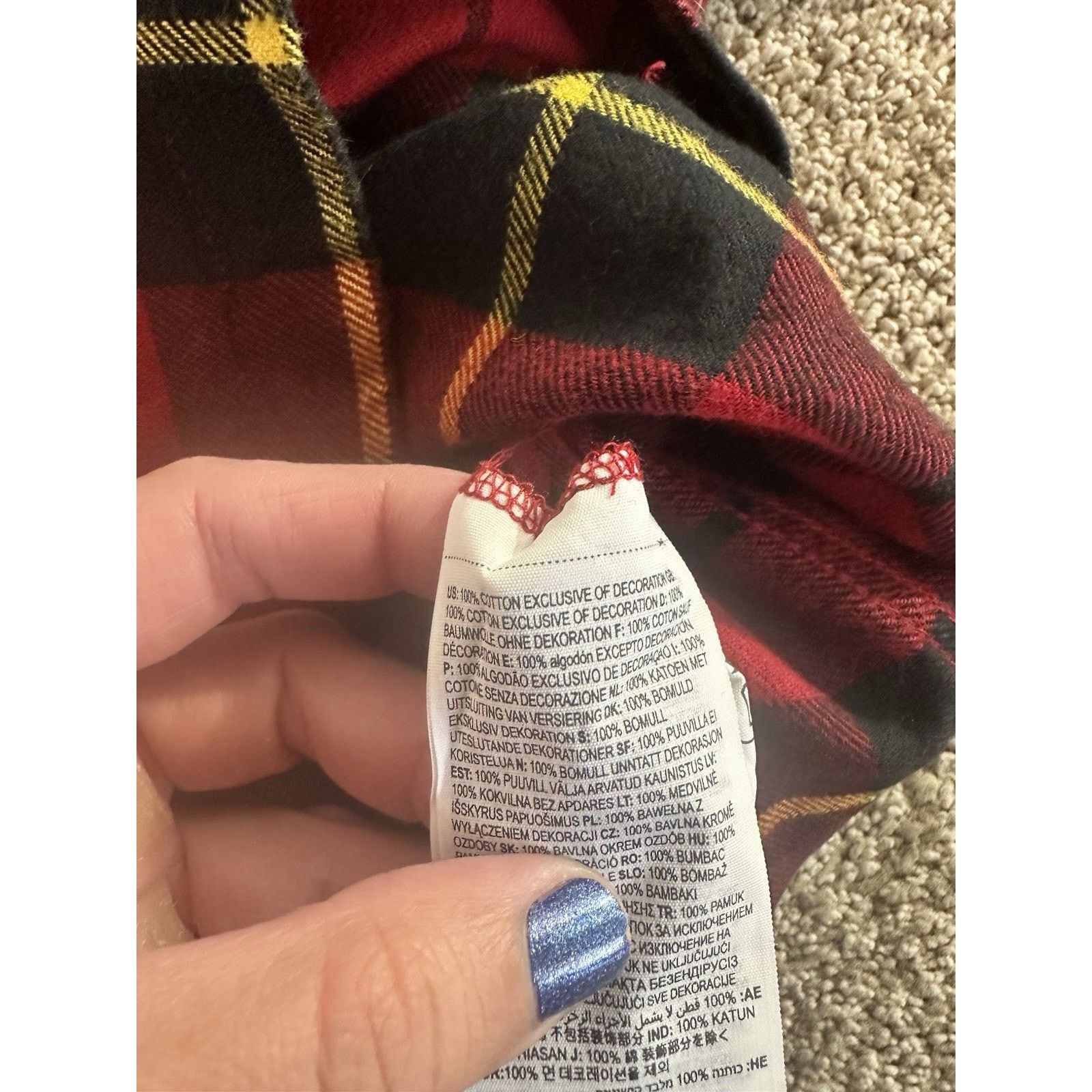 Lauren Ralph Lauren NWT NEW Lauren Ralph Lauren Flannel Plaid Pajama S Size ONE SIZE - 11 Thumbnail