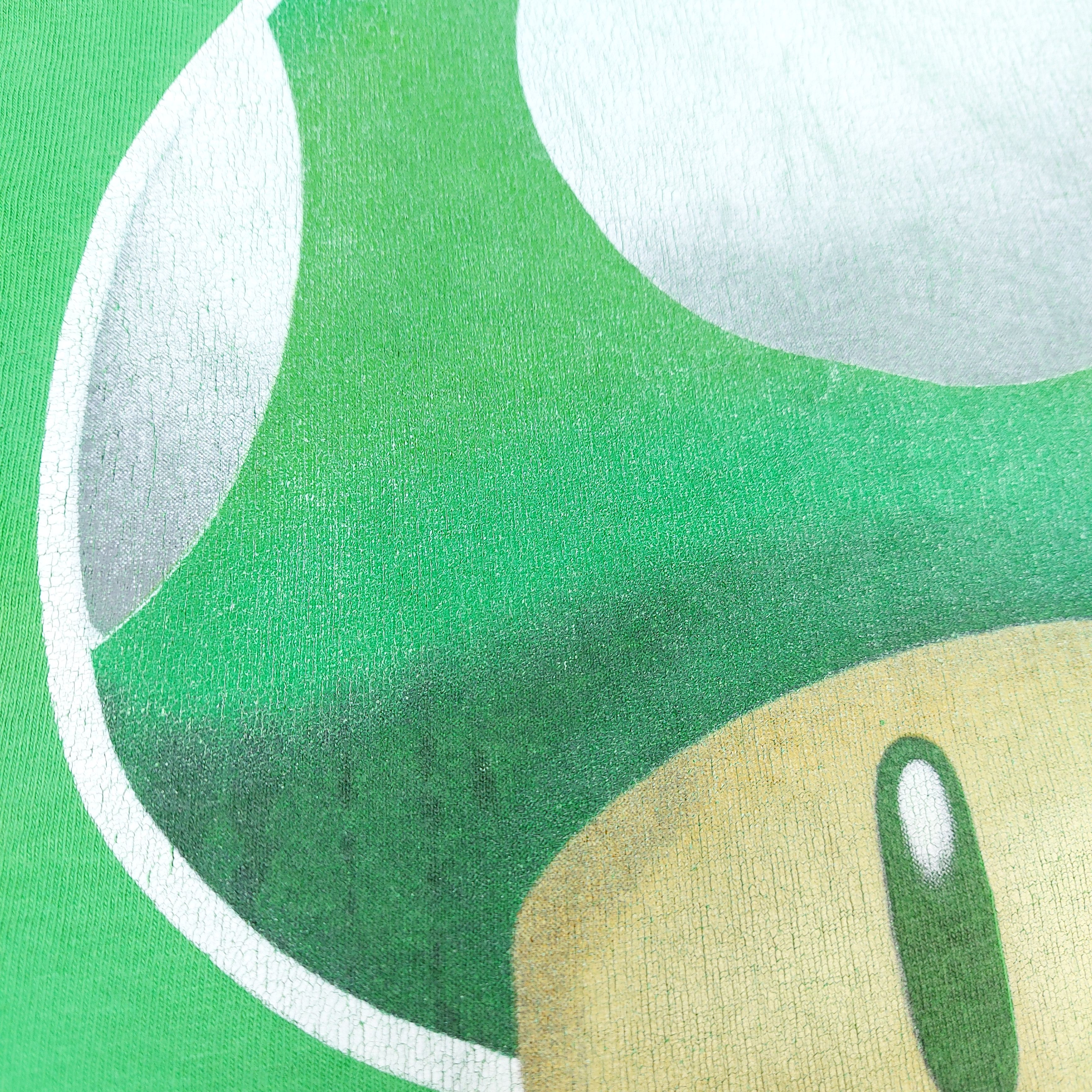 Nintendo Official Nintendo Green Mushroom Get A Life Video Game TEE Size US XL / EU 56 / 4 - 6 Thumbnail