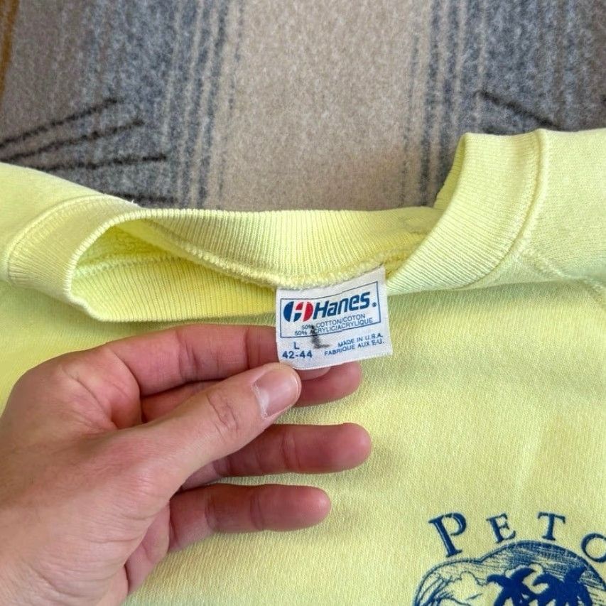 Hanes VINTAGE 80s Beach Ocean Crewneck Sweatshirt Womens Medium Hanes Size M / US 6-8 / IT 42-44 - 3 Thumbnail