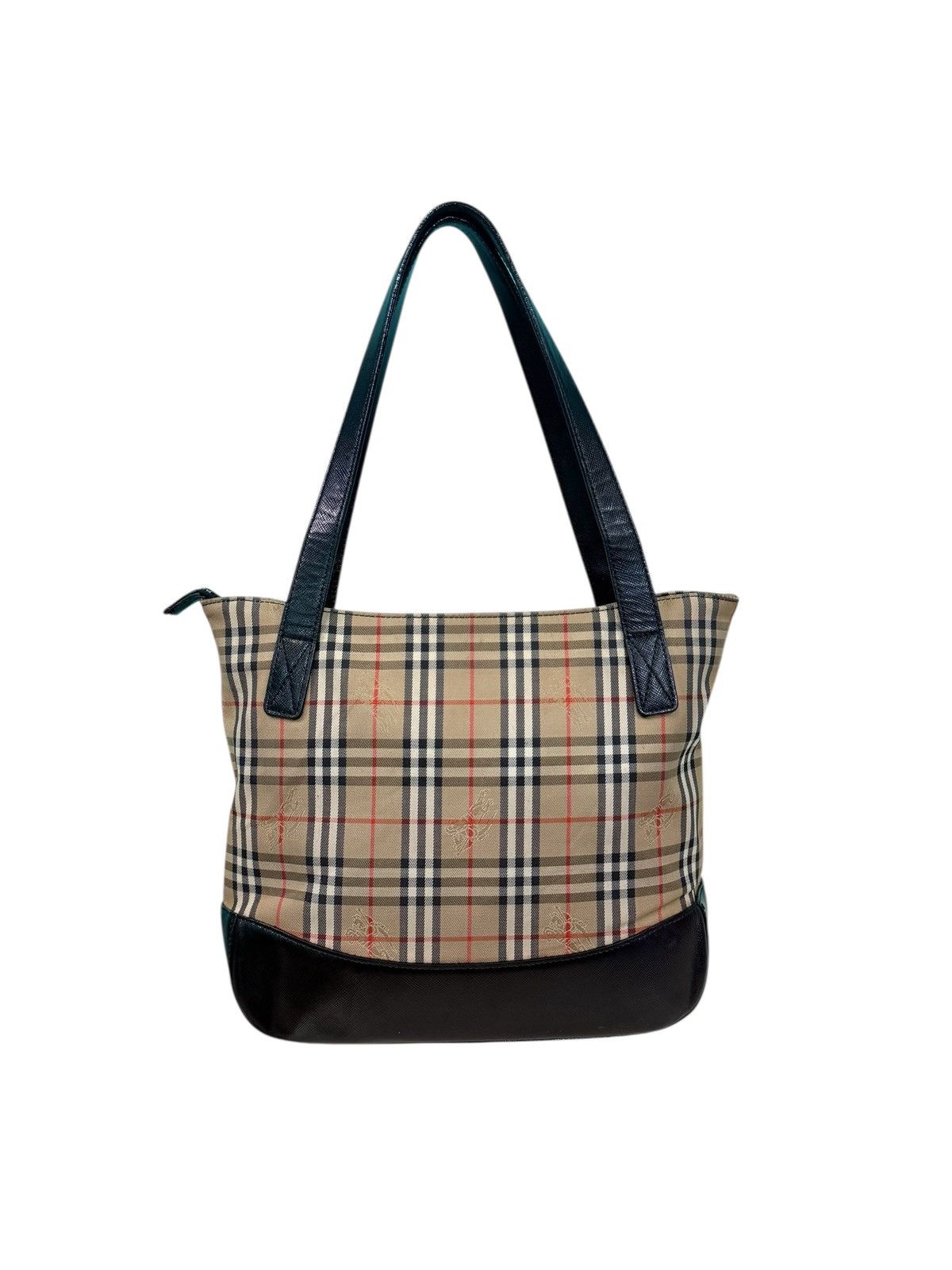 Burberry RARE VINTAE BURBERRYS NOVA CHECK TOTE BAG Size ONE SIZE - 6 Thumbnail