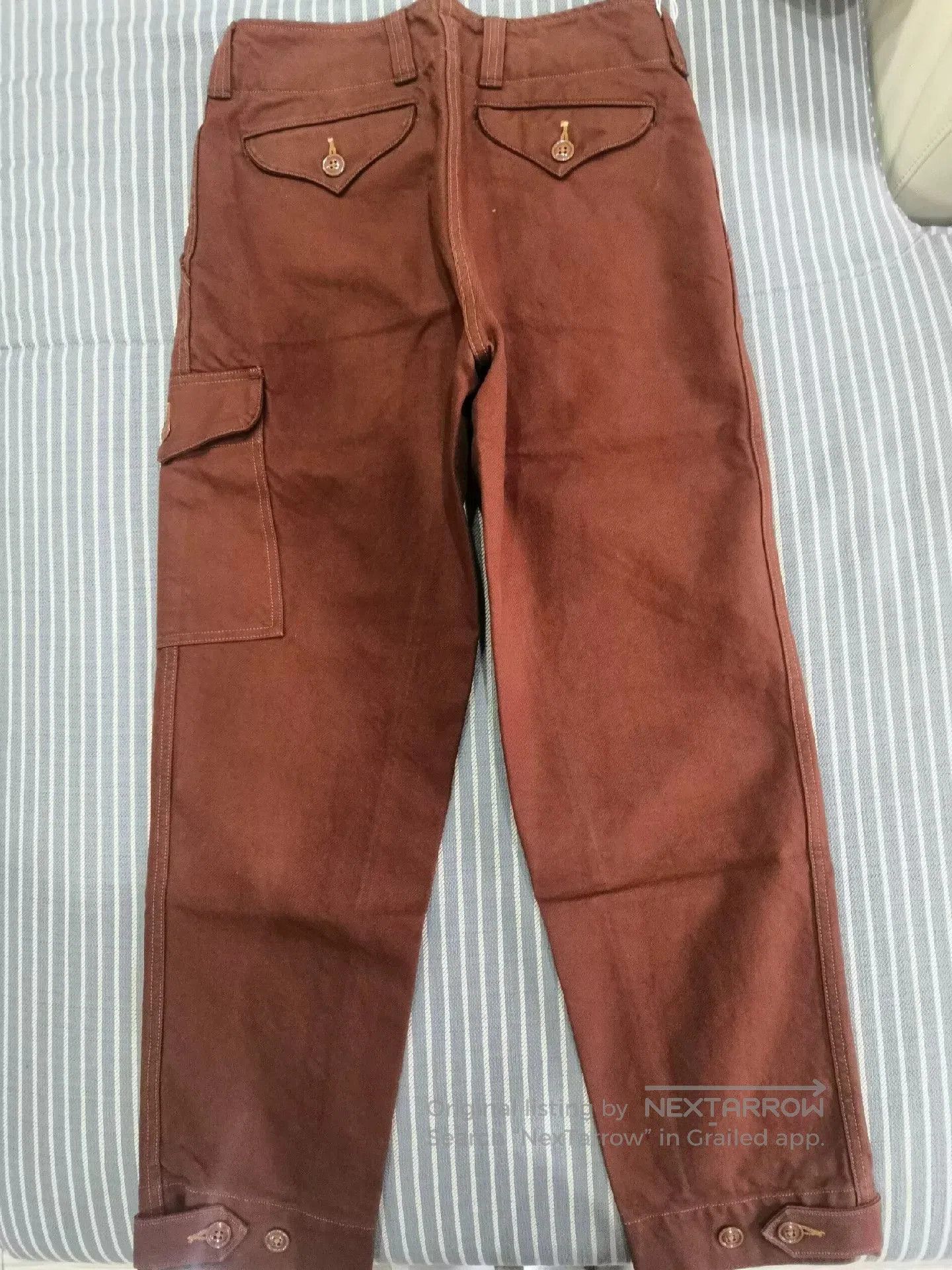 Freewheelers Freewheelers Aviators Trousers Red Brown. Size US 30 / EU 46 - 2 Thumbnail