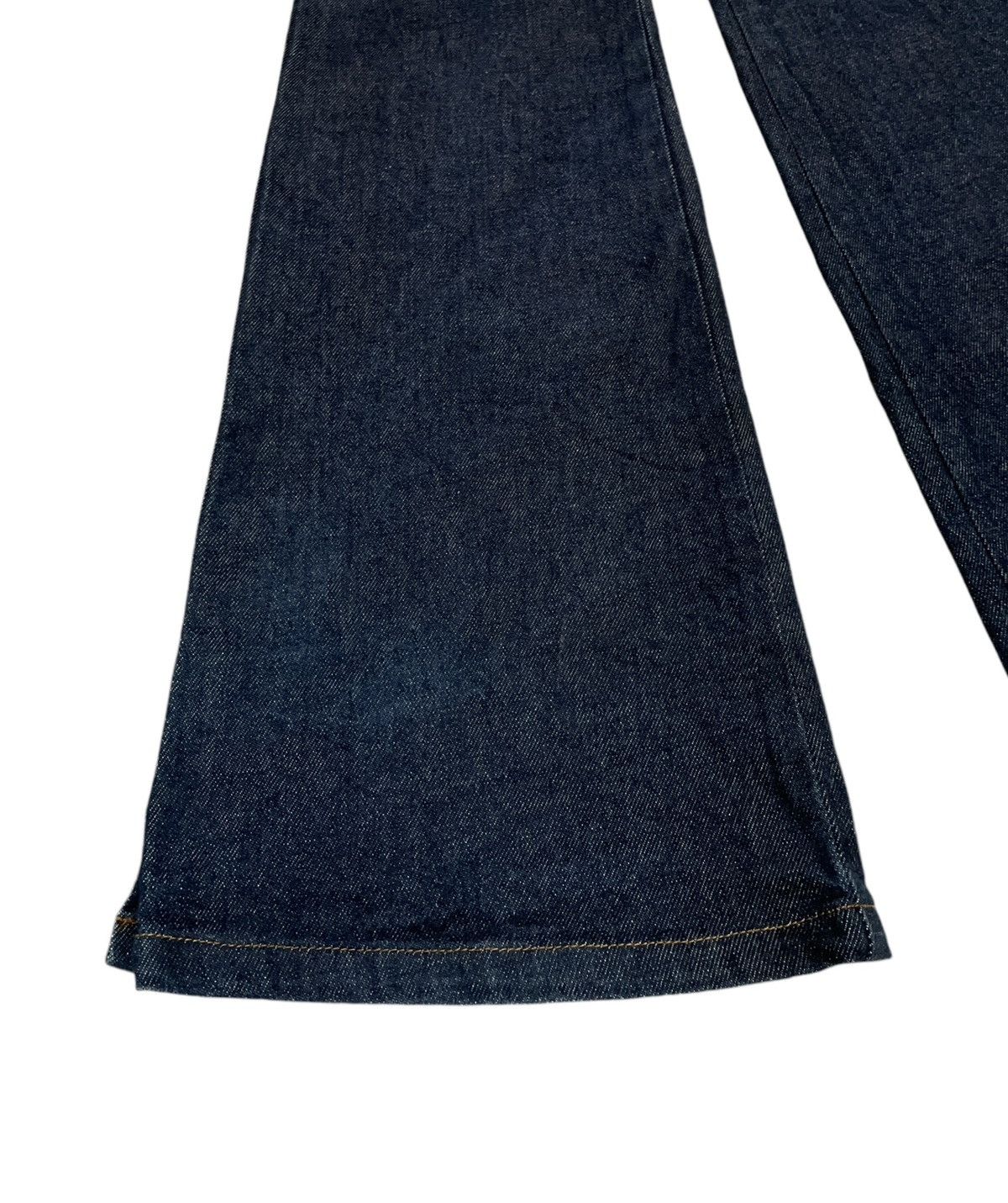 If Six Was Nine × Japanese Brand Rare Design Vintage Cecil McBee Super Flared Jeans 1990s Size US 28 / EU 44 - 6 Thumbnail